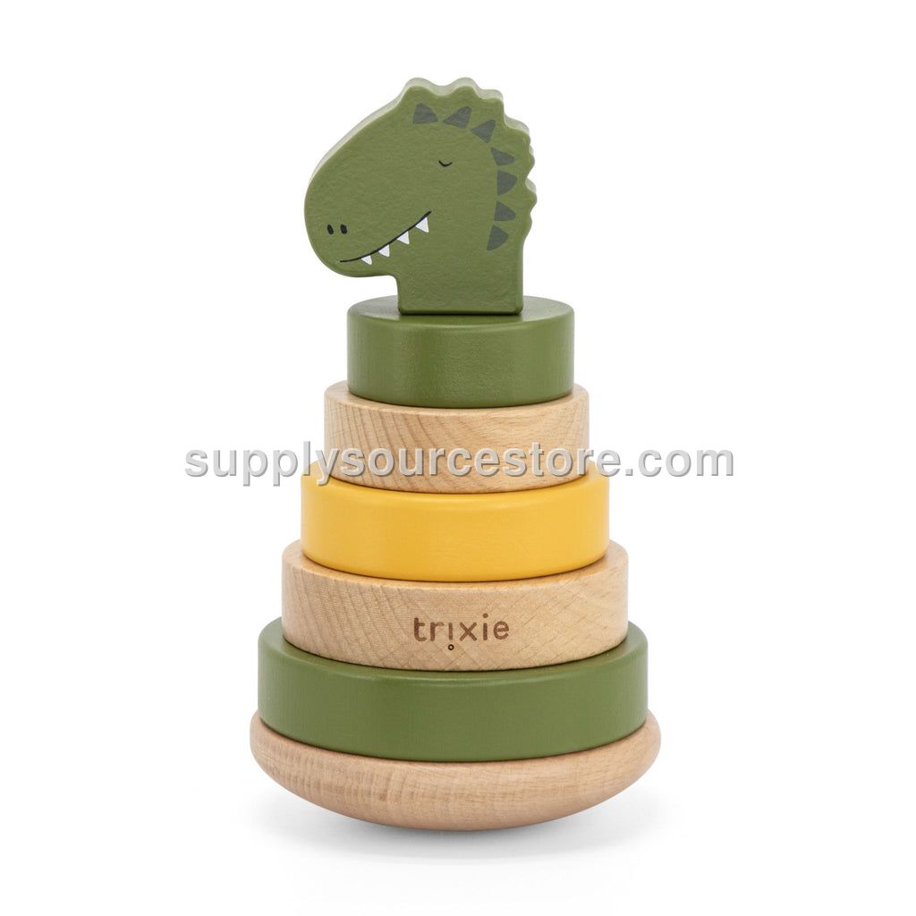 Trixie Wooden Stacking Toy - Mr. Dino