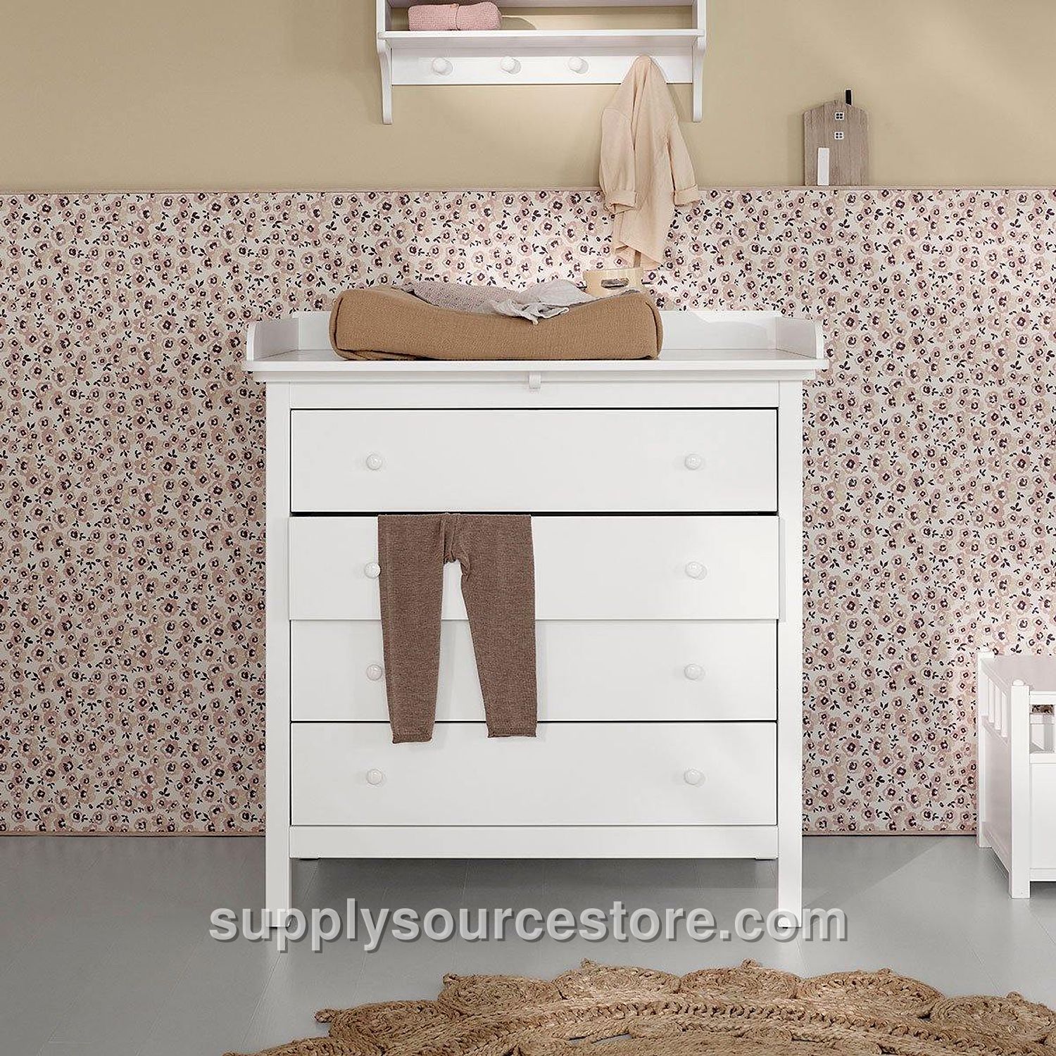 Seaside 4 Drawer Nursery Dresser & Changer