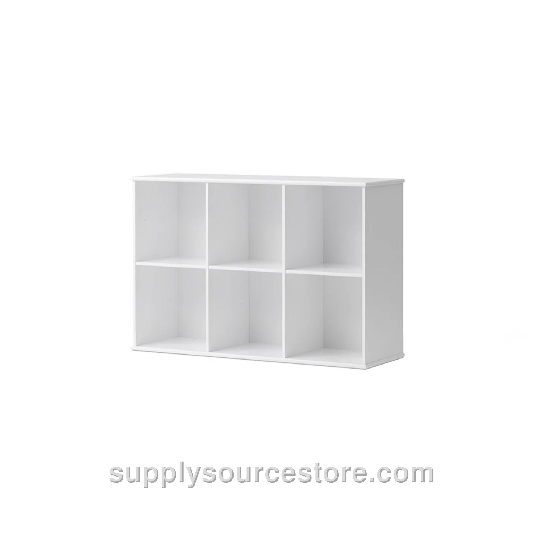 Wood Wall Shelving Unit - 3x2