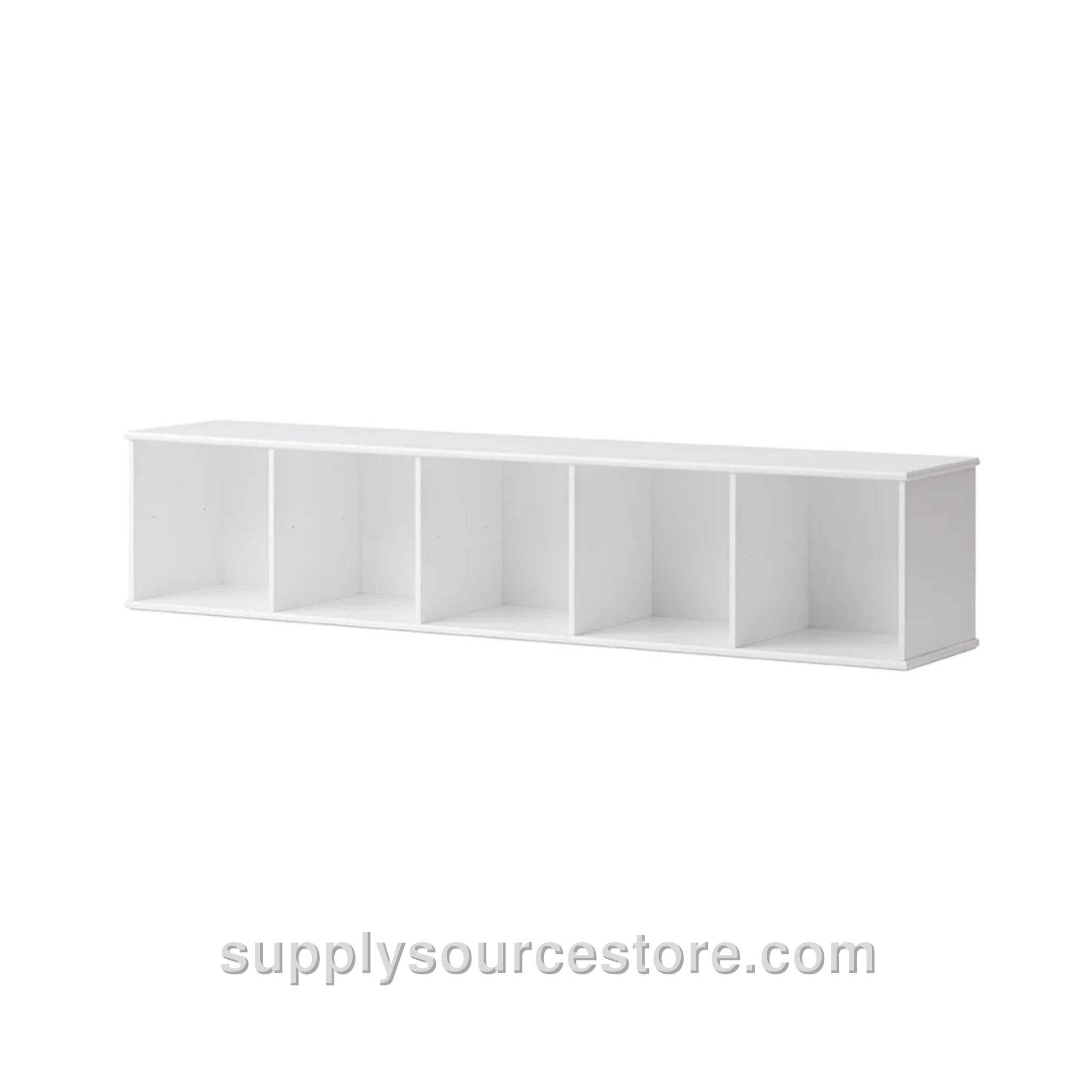 Wood Wall Shelving Unit - 5x1