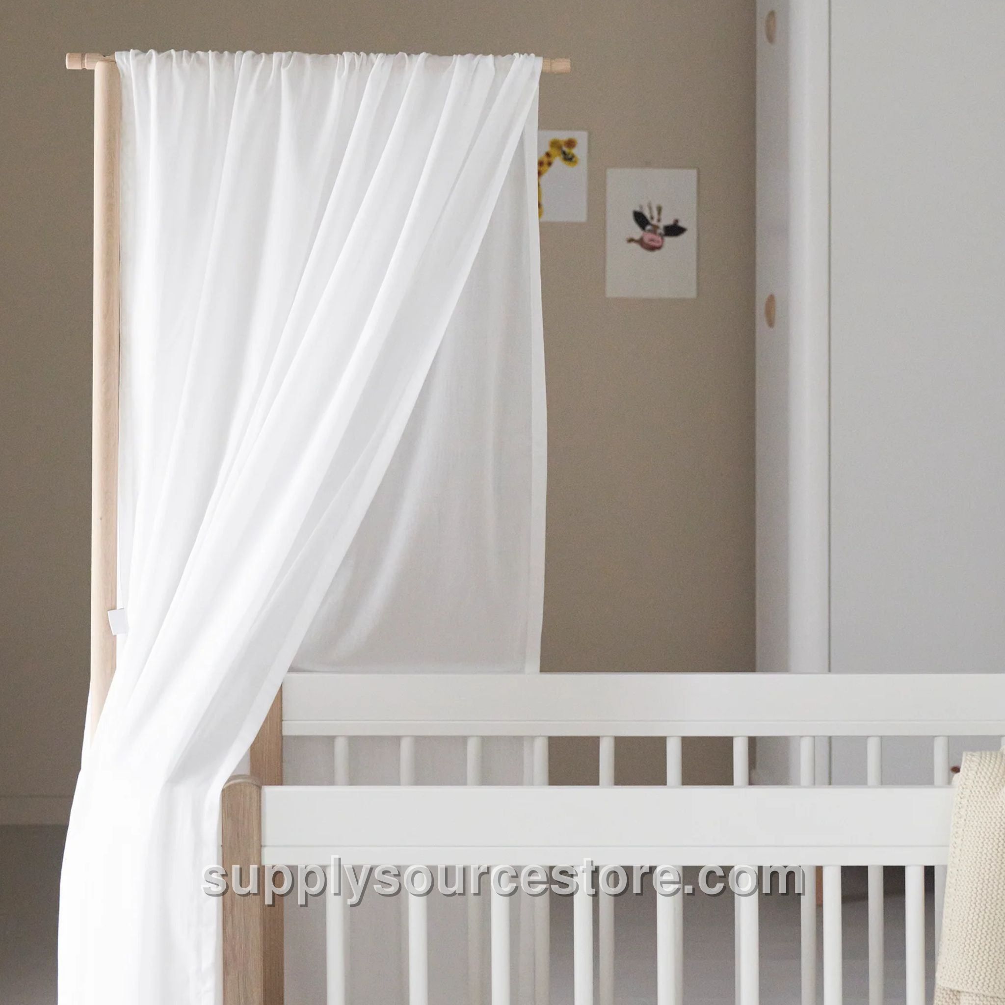 Wood Mini+ Canopy - White