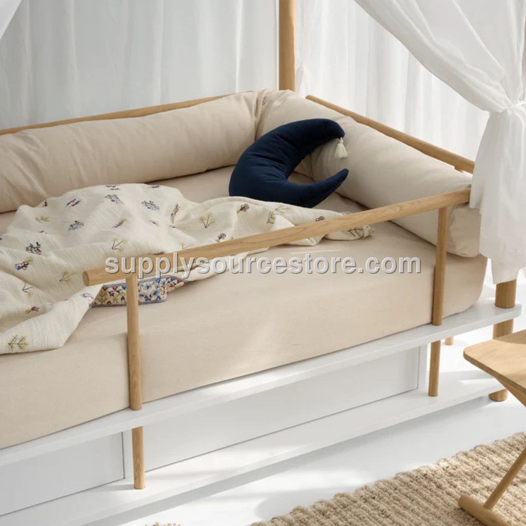 Dear April Idun Camp Bed Pure Nature Fitted Sheet - 90x180cm
