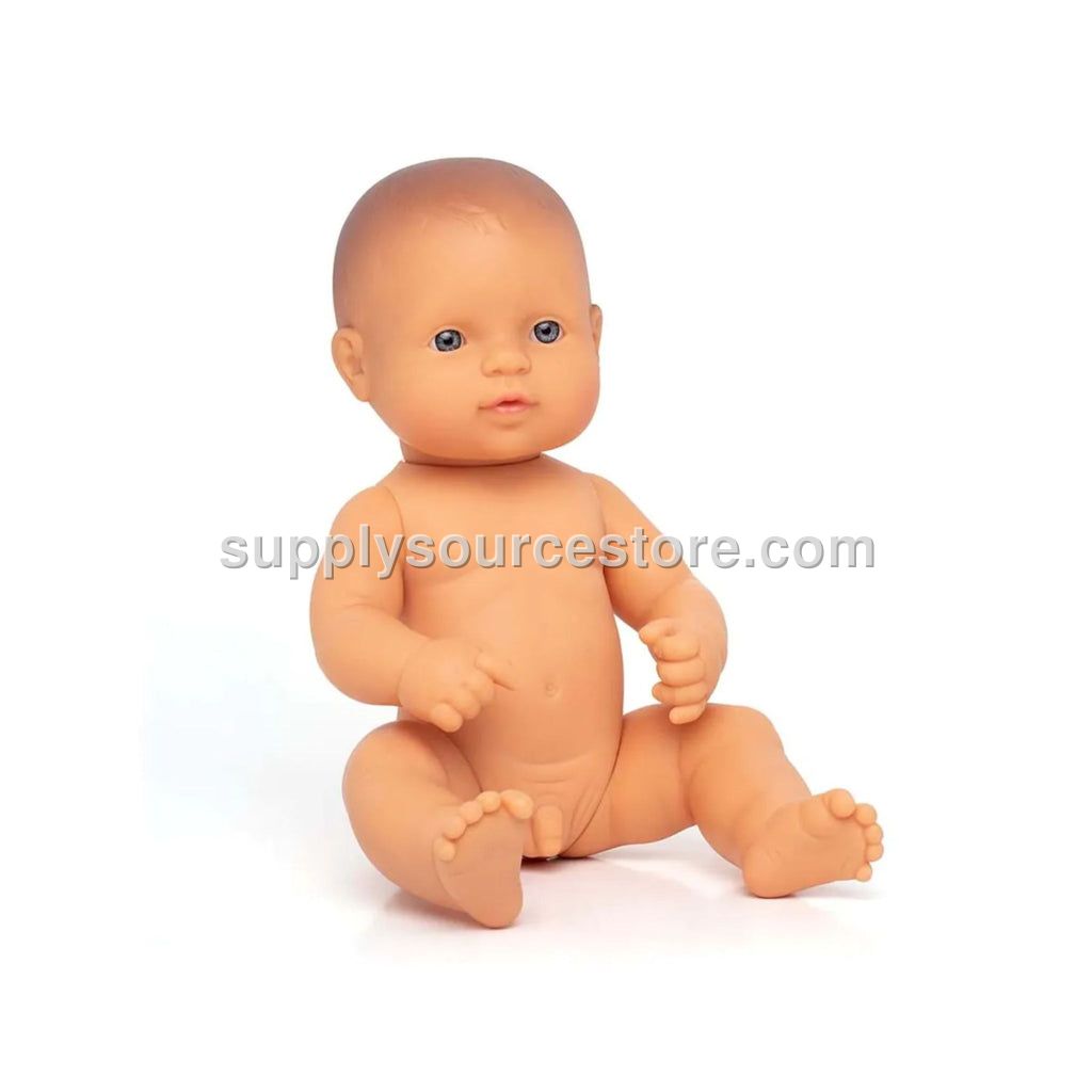 Miniland Caucasian Baby Boy Doll - 32cm