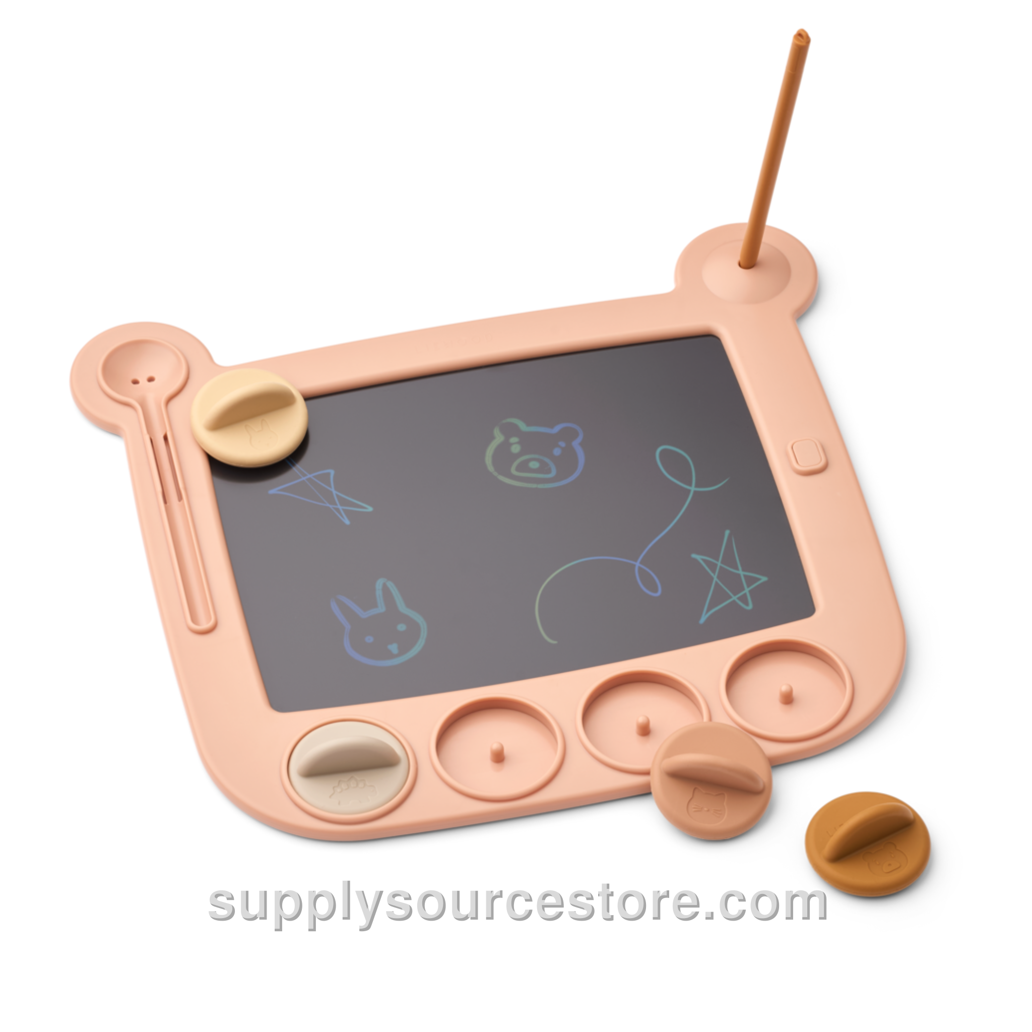 Venzora Magic Drawing Board With Stamps - Pale Tuscany /Multi Mix