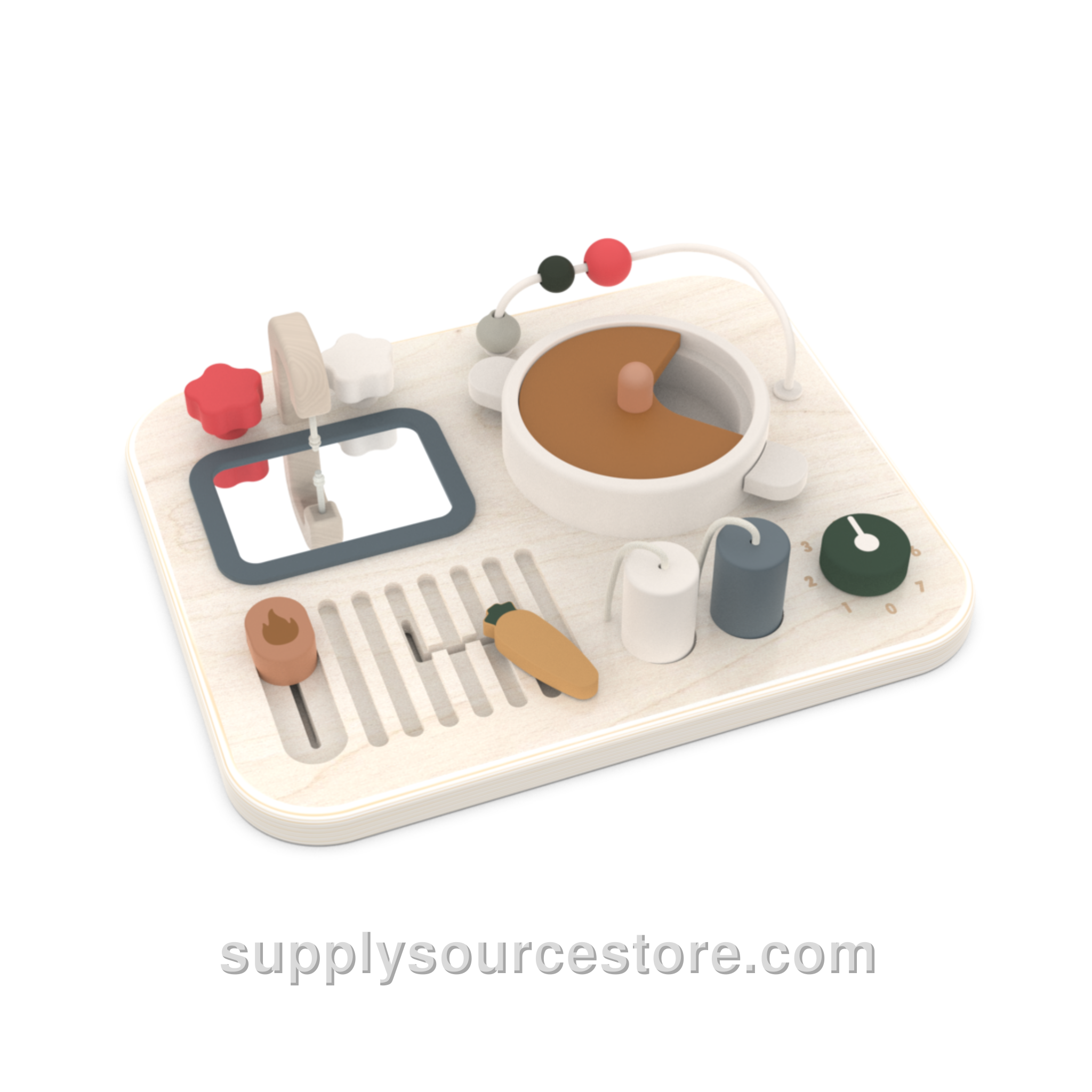 Magnus Little Chef Play Board - Sandy / Multi Mix