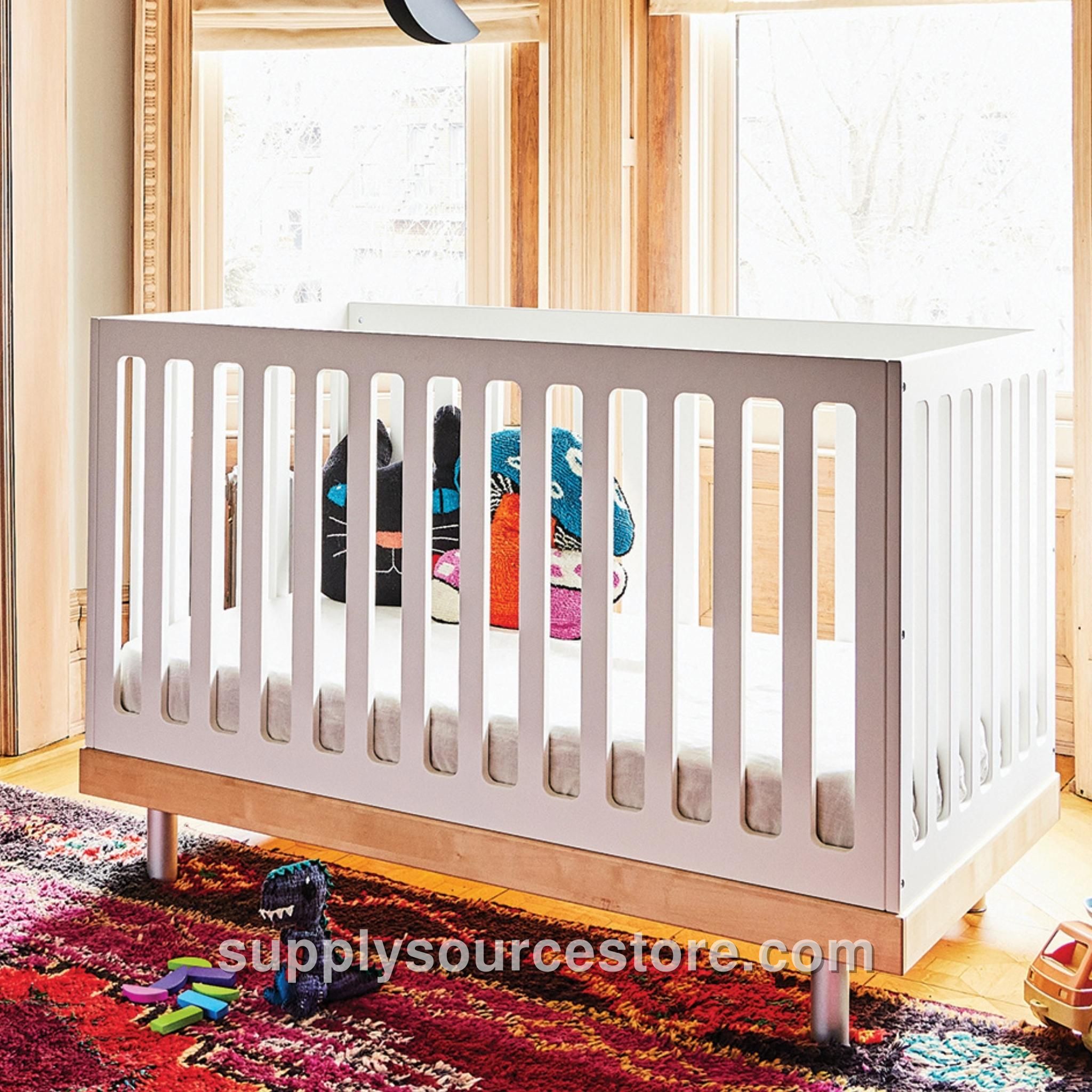 Classic Cot Bed - White/Birch