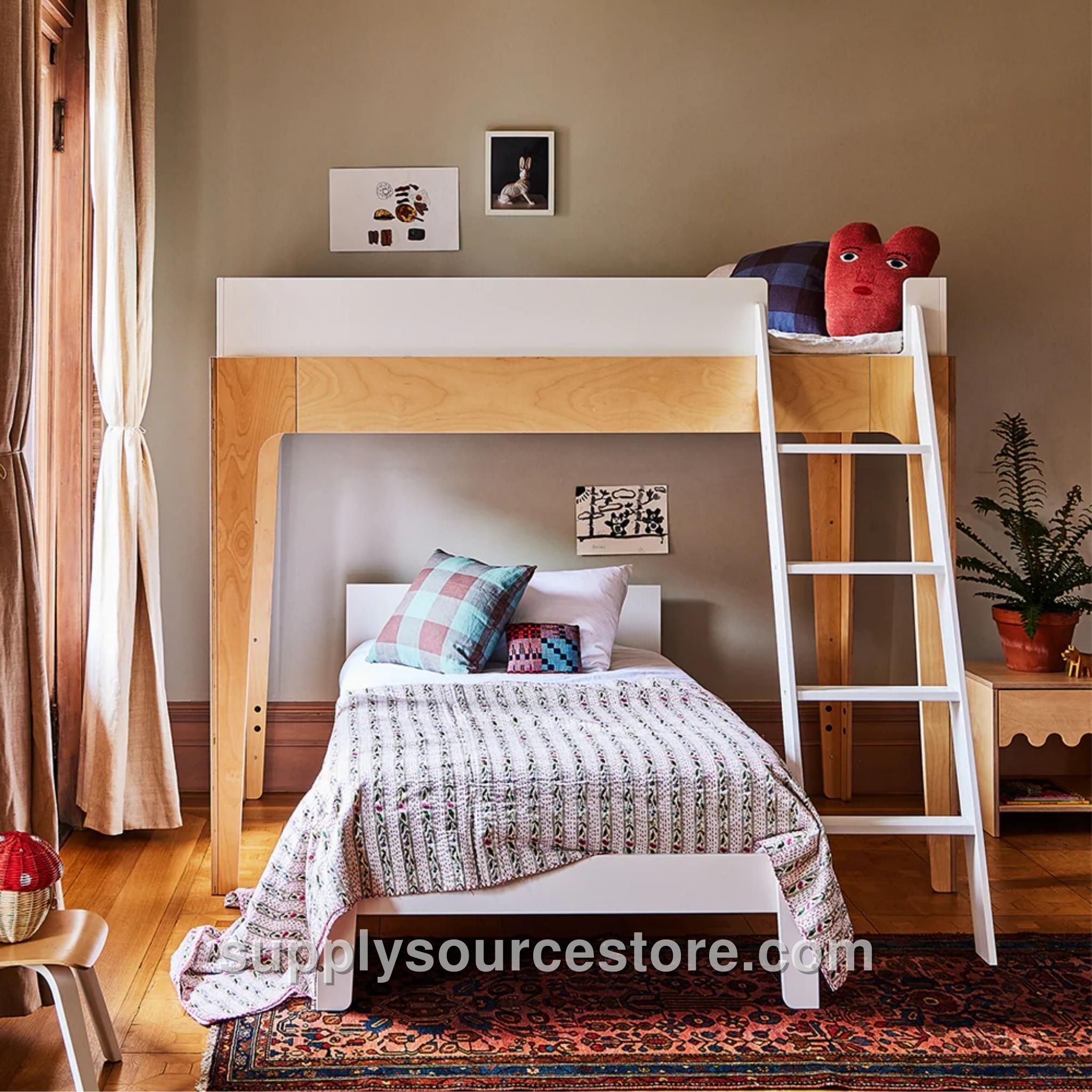 Perch Single Bed - White