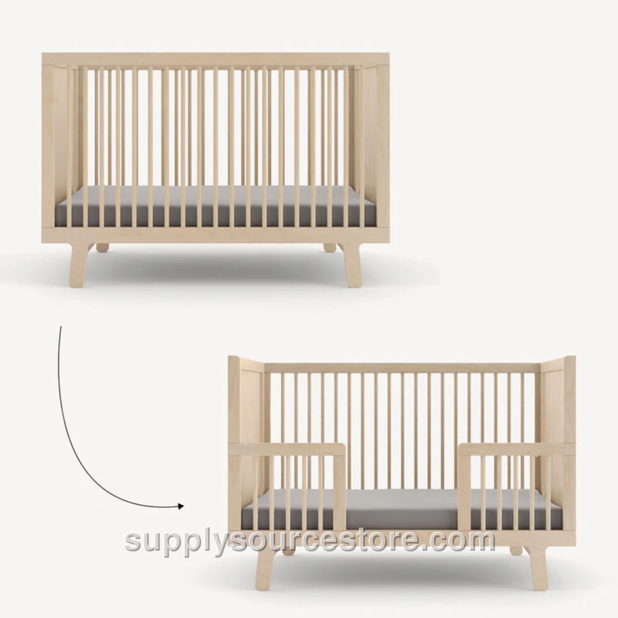 Sparrow Cot Bed Conversion Kit - Birch