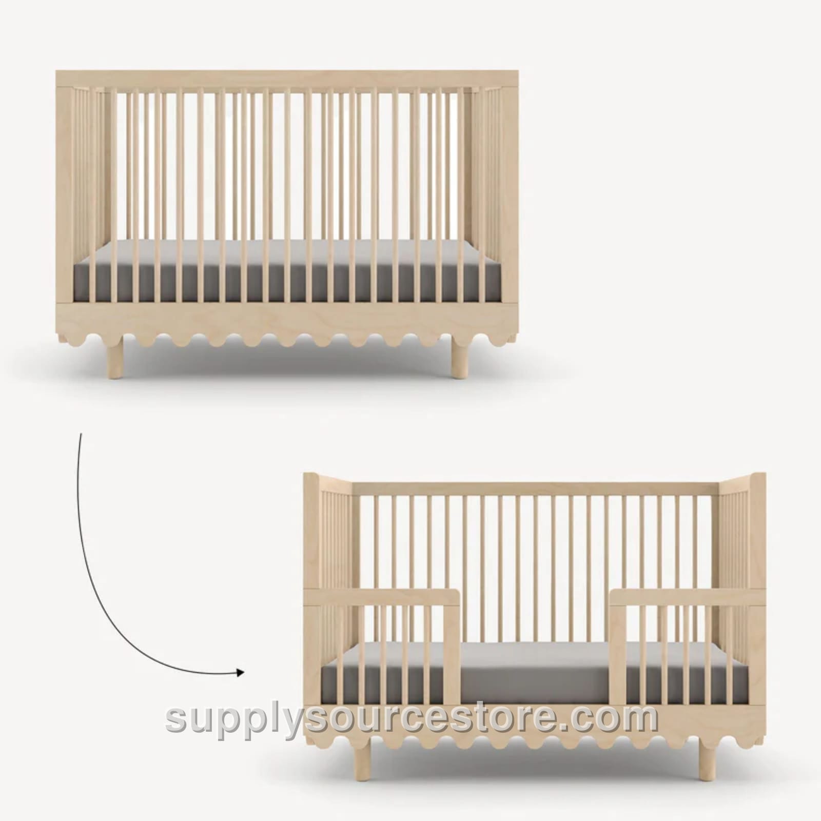 Cot Bed Conversion Kit - Birch