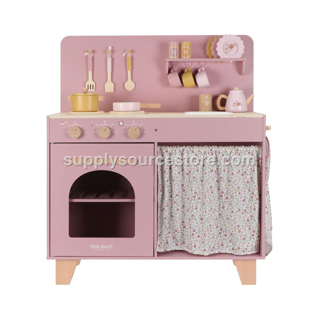 Little Dutch Wooden Play Kitchen - Pink
