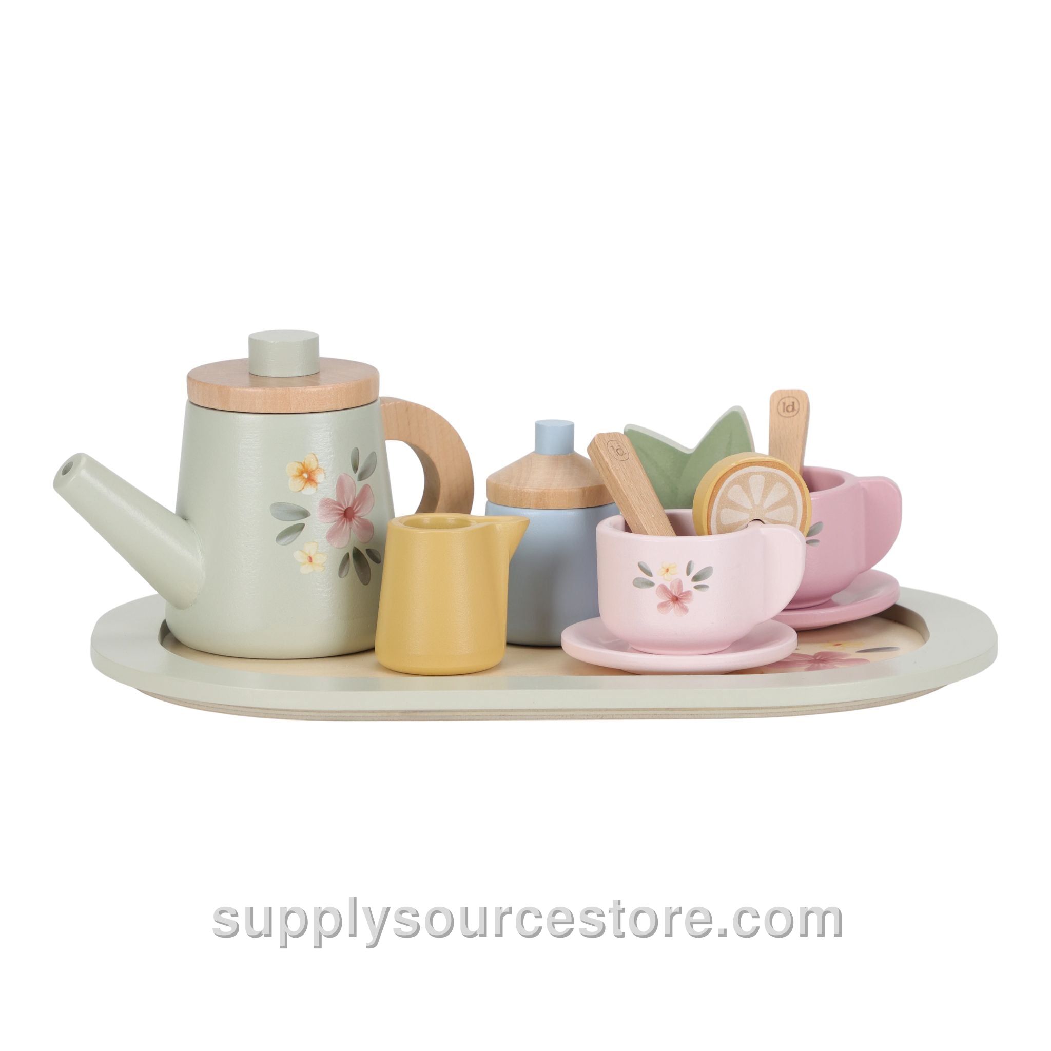 Wooden Tea Set