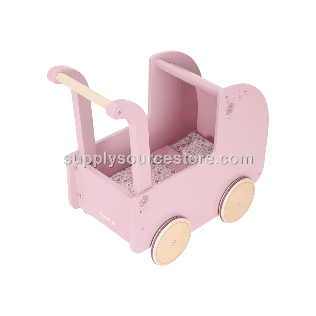 Wooden Doll Pram
