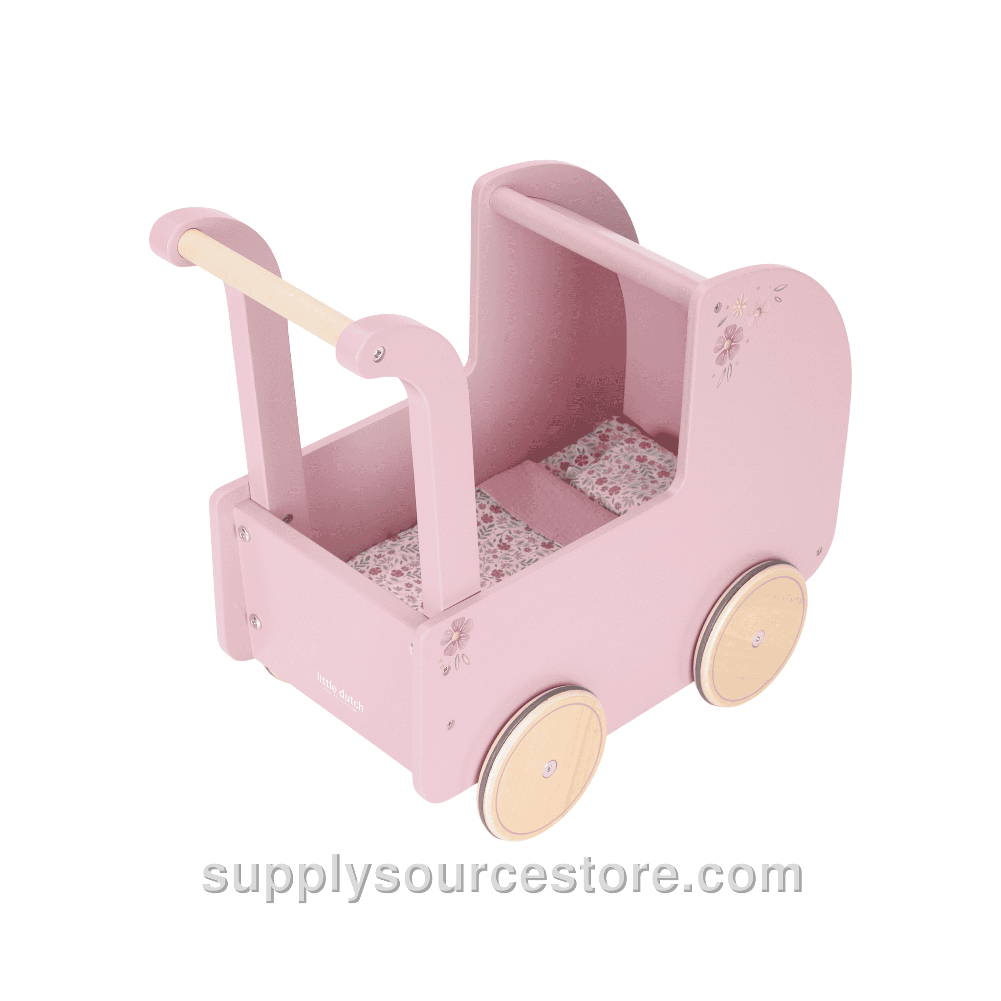 Wooden Doll Pram