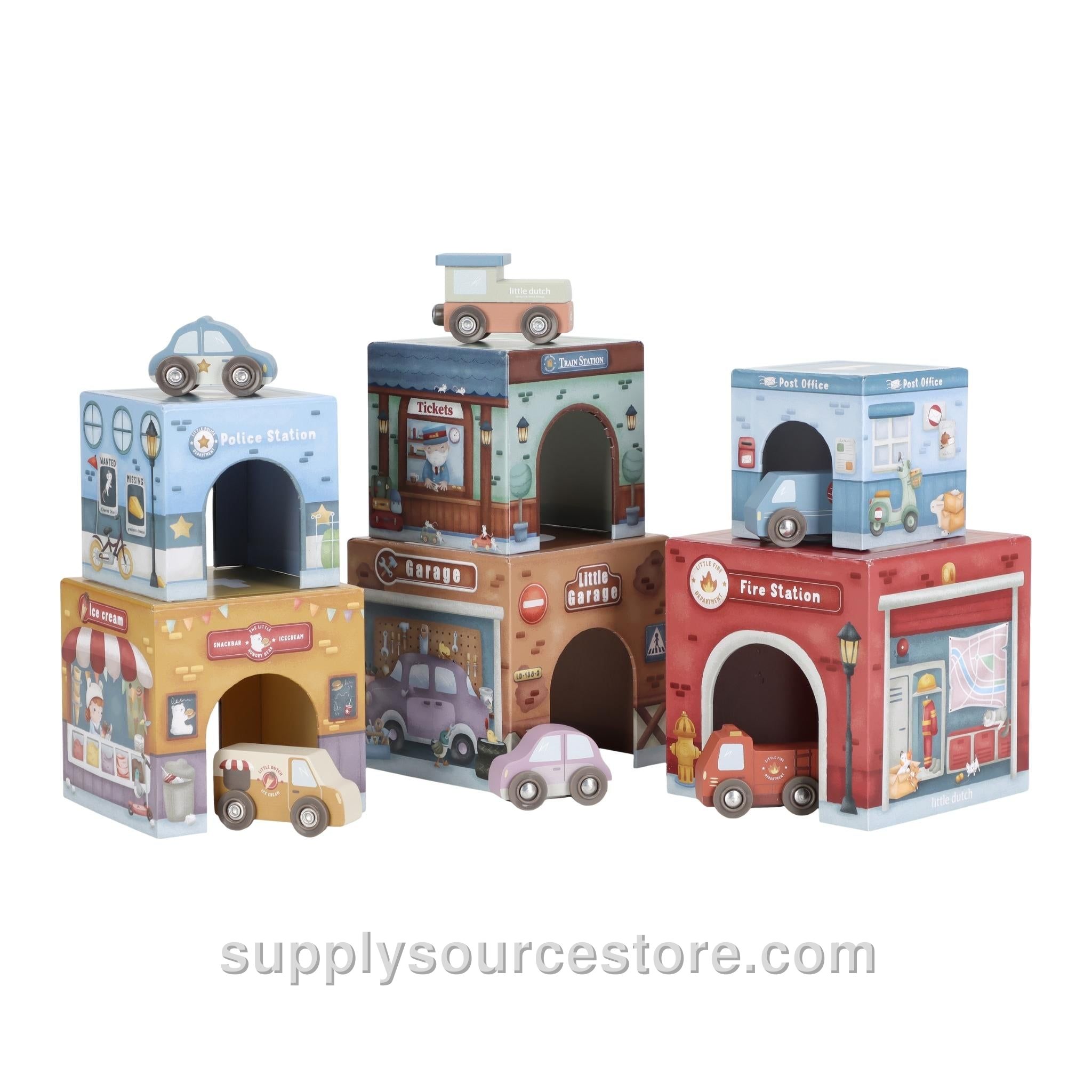 Stacking Blocks With Cars