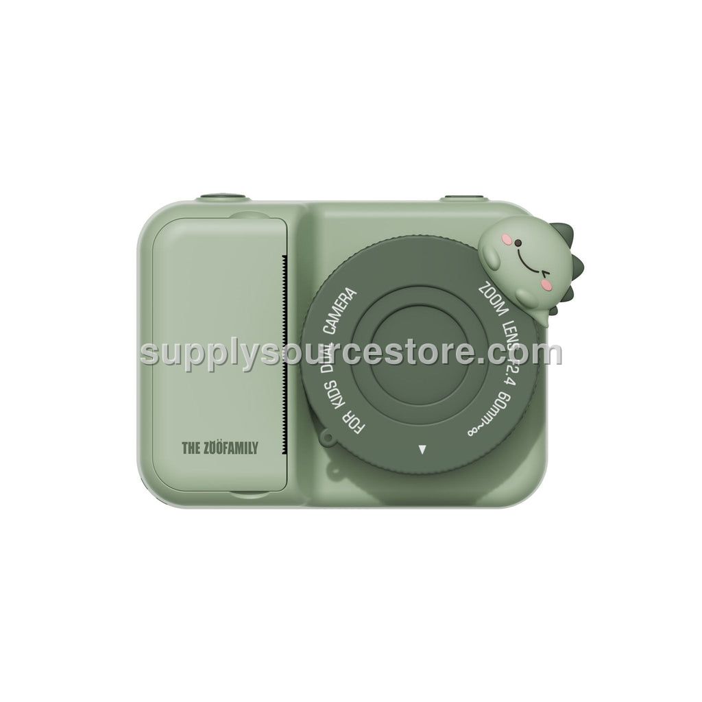 Zoo Print Digital Camera - Dino Green