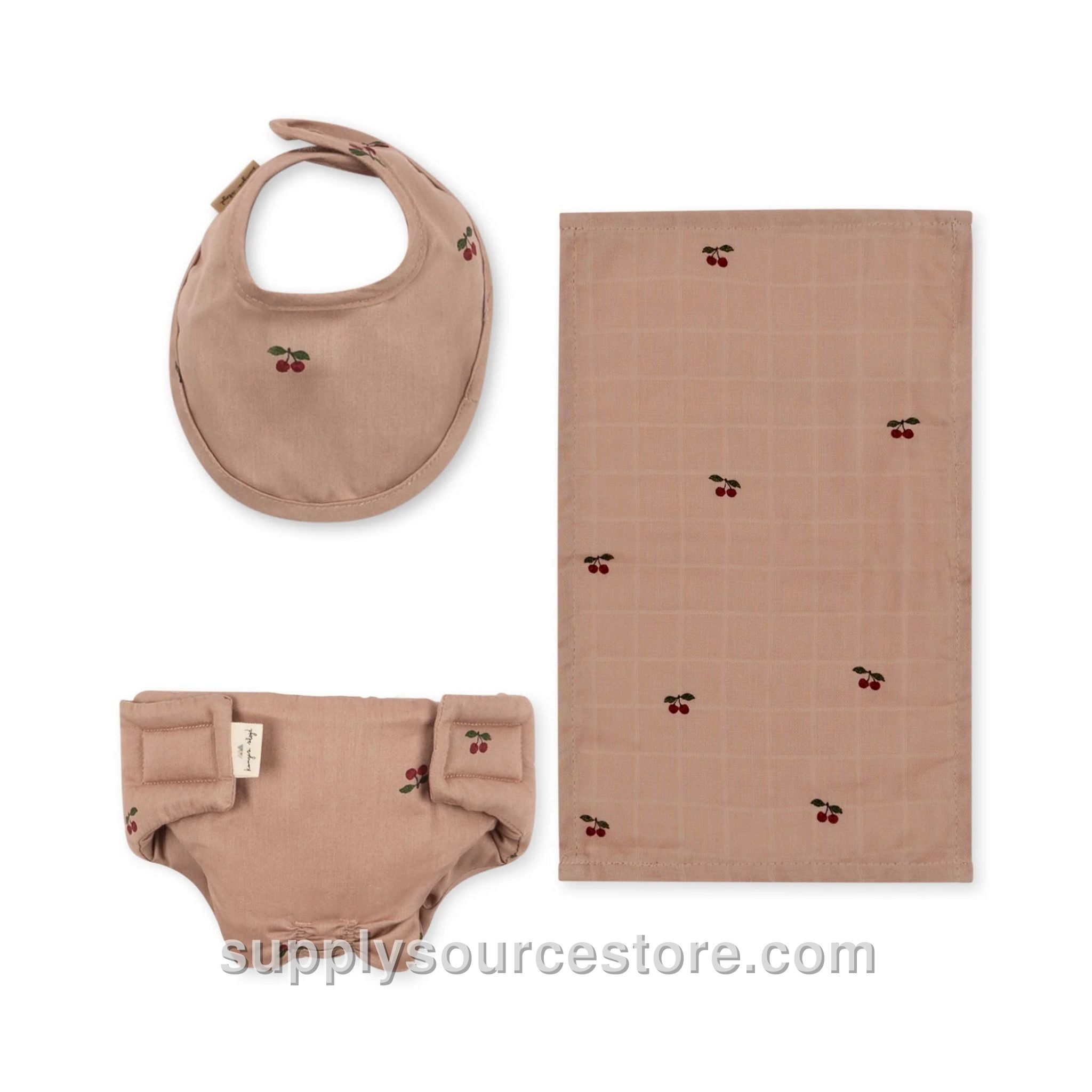 Doll Nursery Set - Cherry Blush