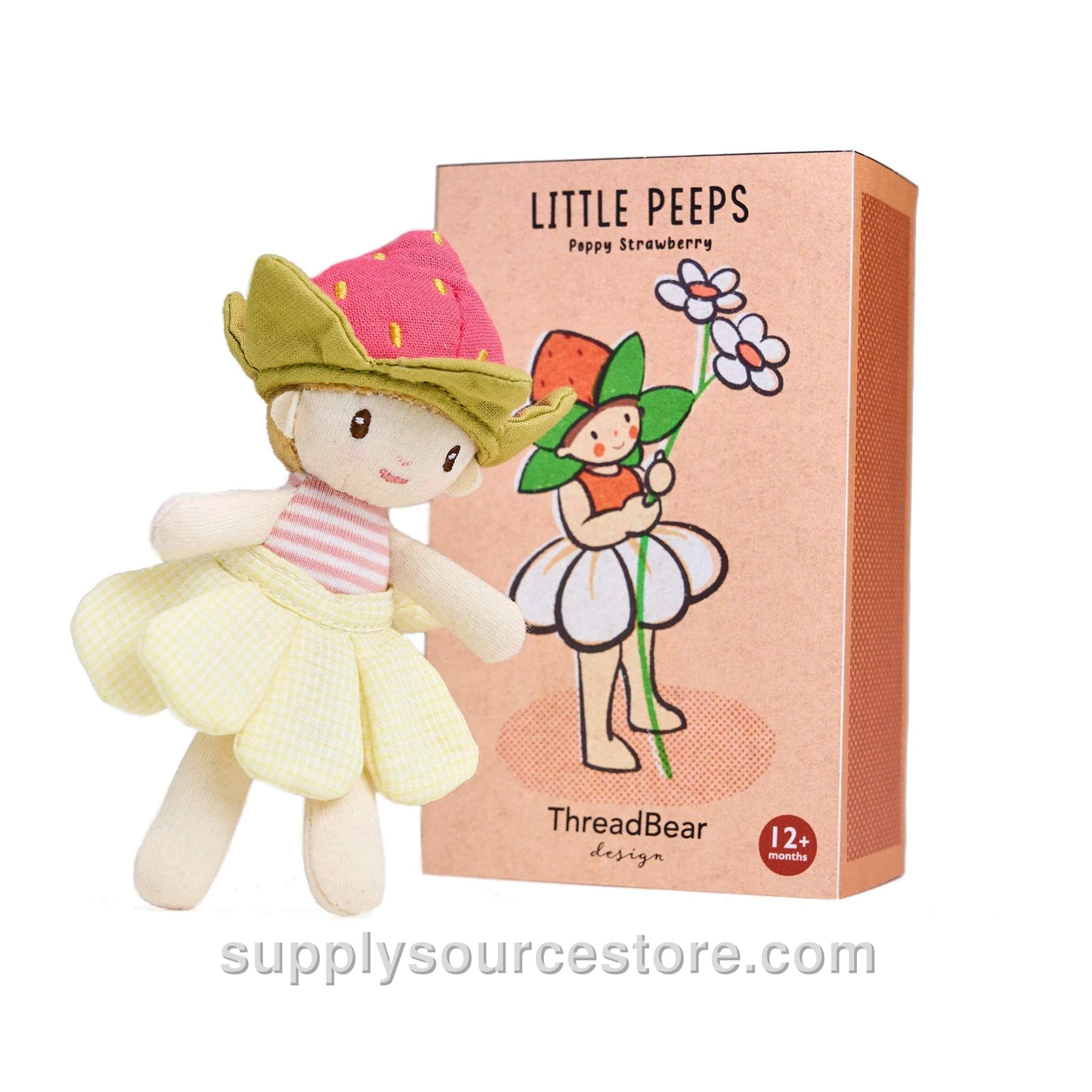 ThreadBear Little Peeps Poppy Strawberry