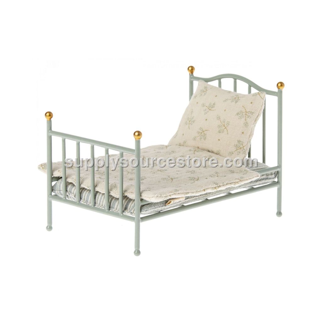 Vintage Mouse Single Bed - Mint