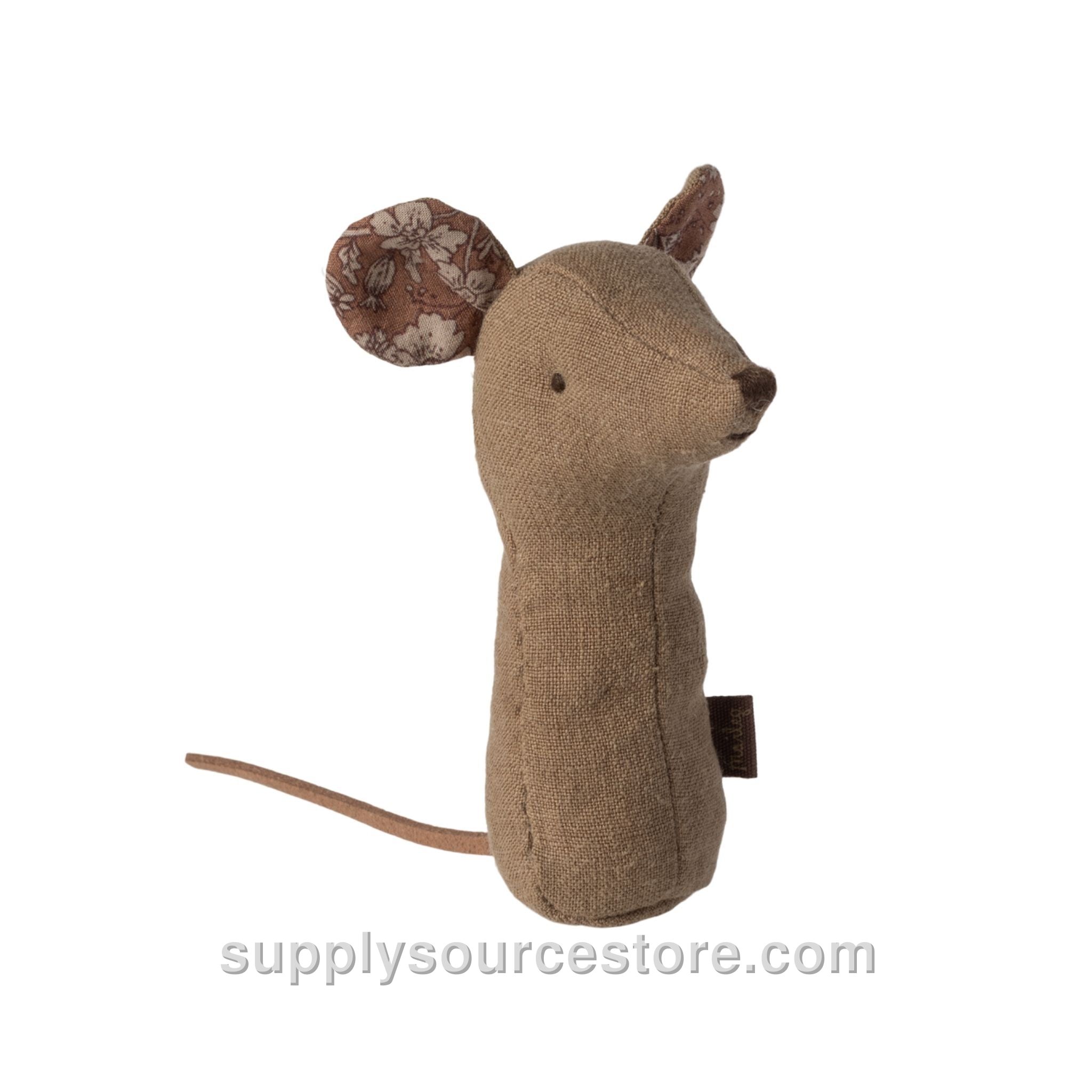 Lullaby Friends Mouse Rattle - Light Umber