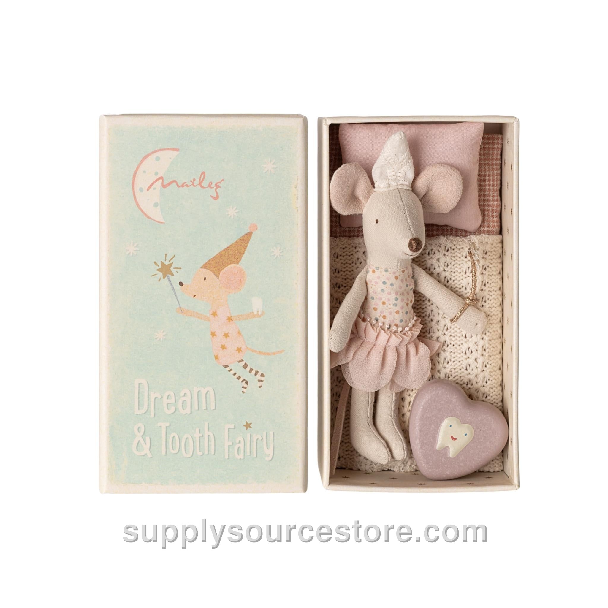 Tooth Fairy Mouse Little Sister In Matchbox