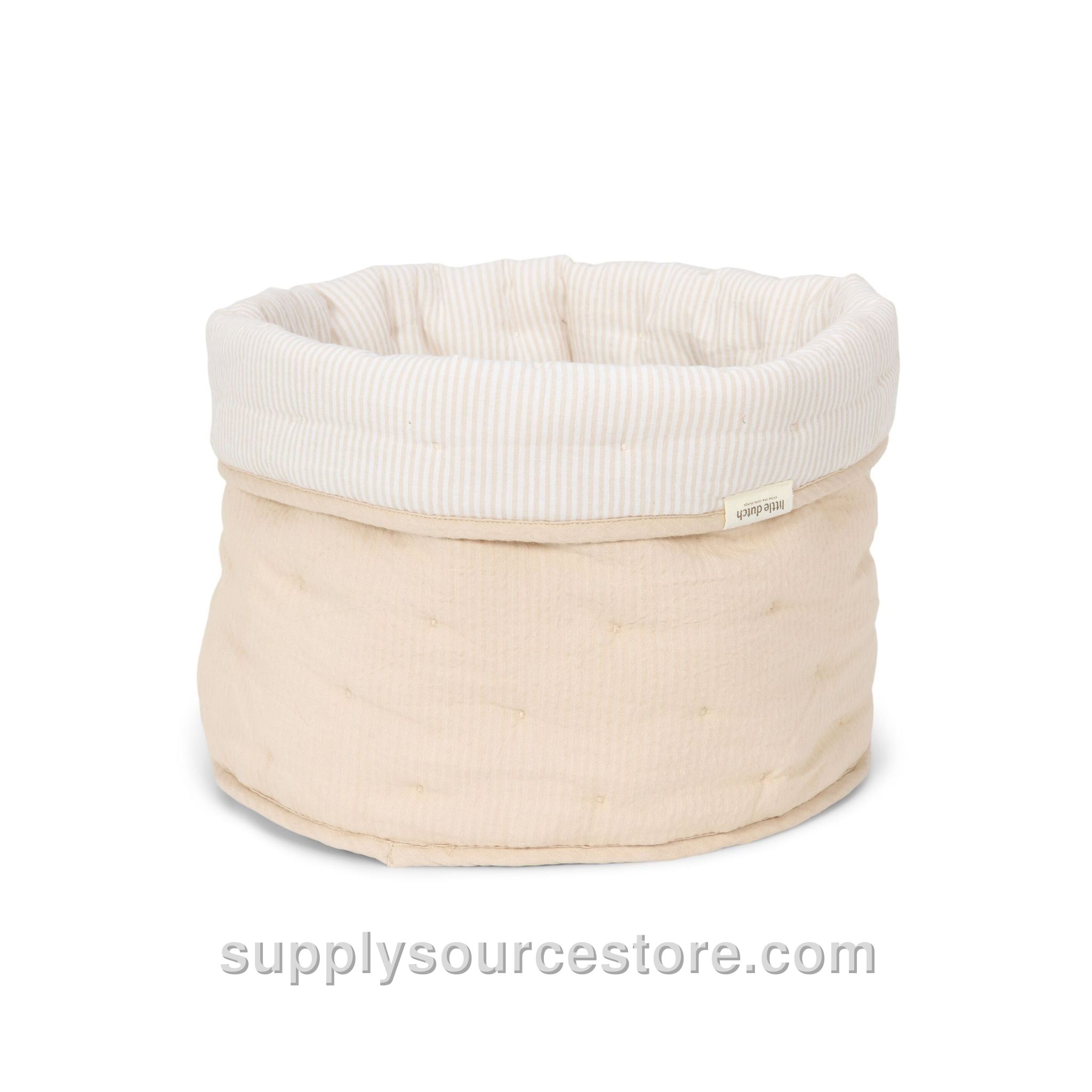 Storage Basket - Pure Soft Beige Stripe
