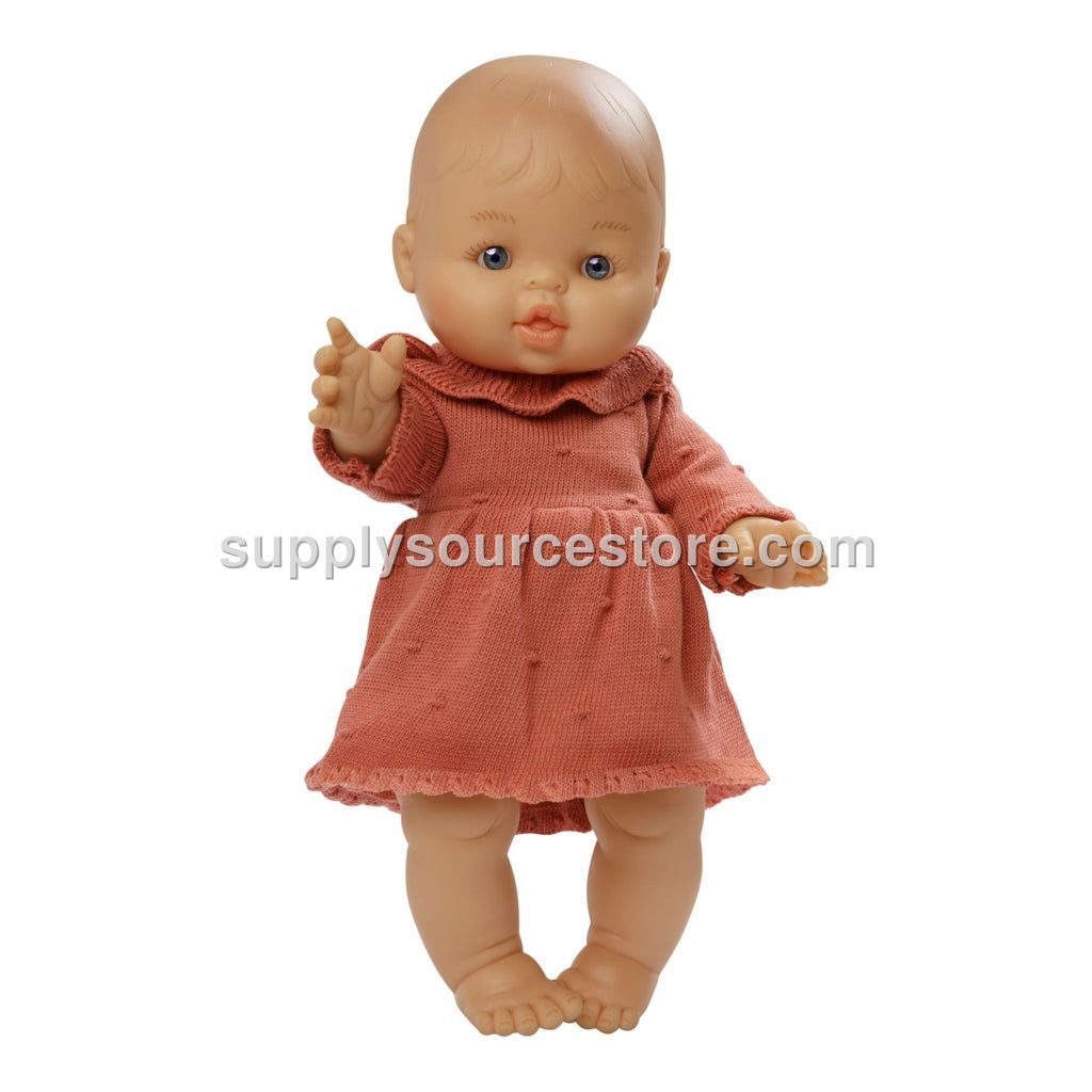 Paola Reina Girl Doll with Heless Knitted Dress - 34cm
