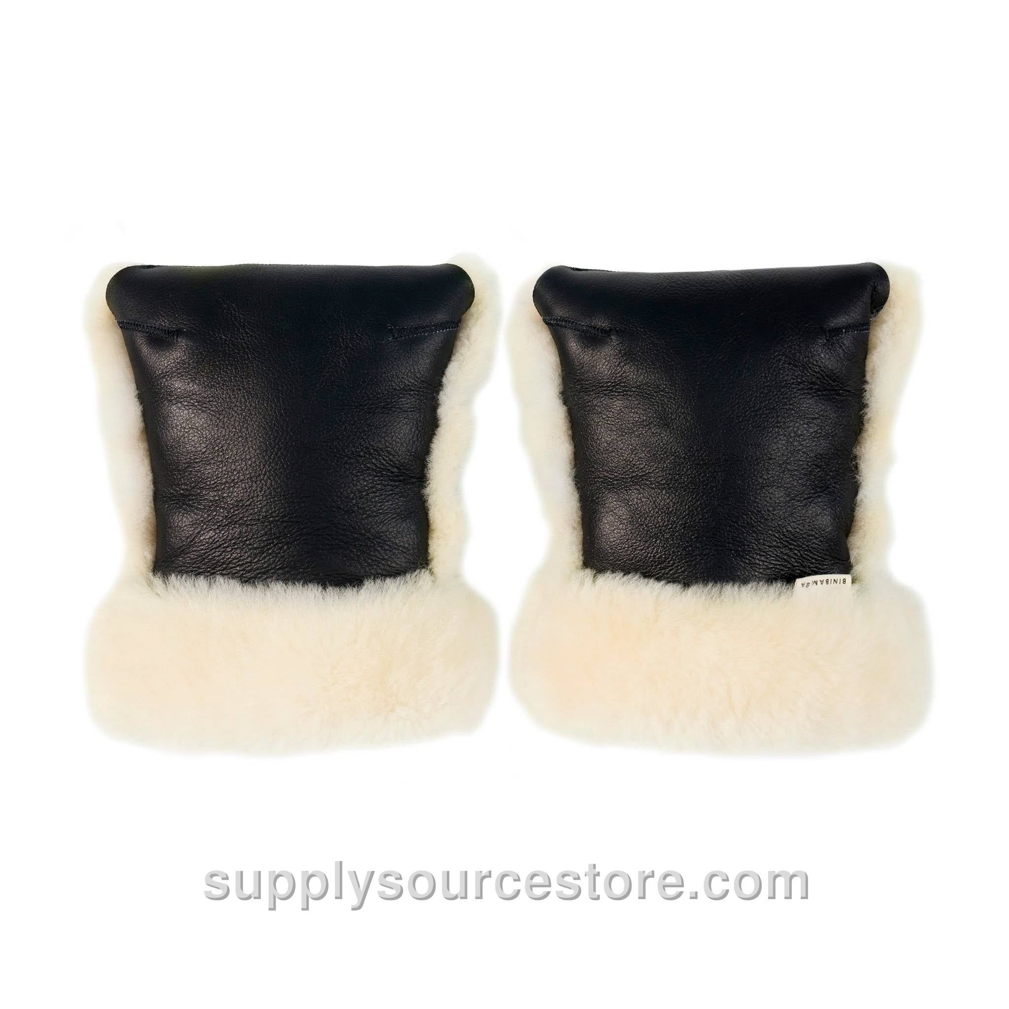 Sheepskin Buggy Mittens - Milk