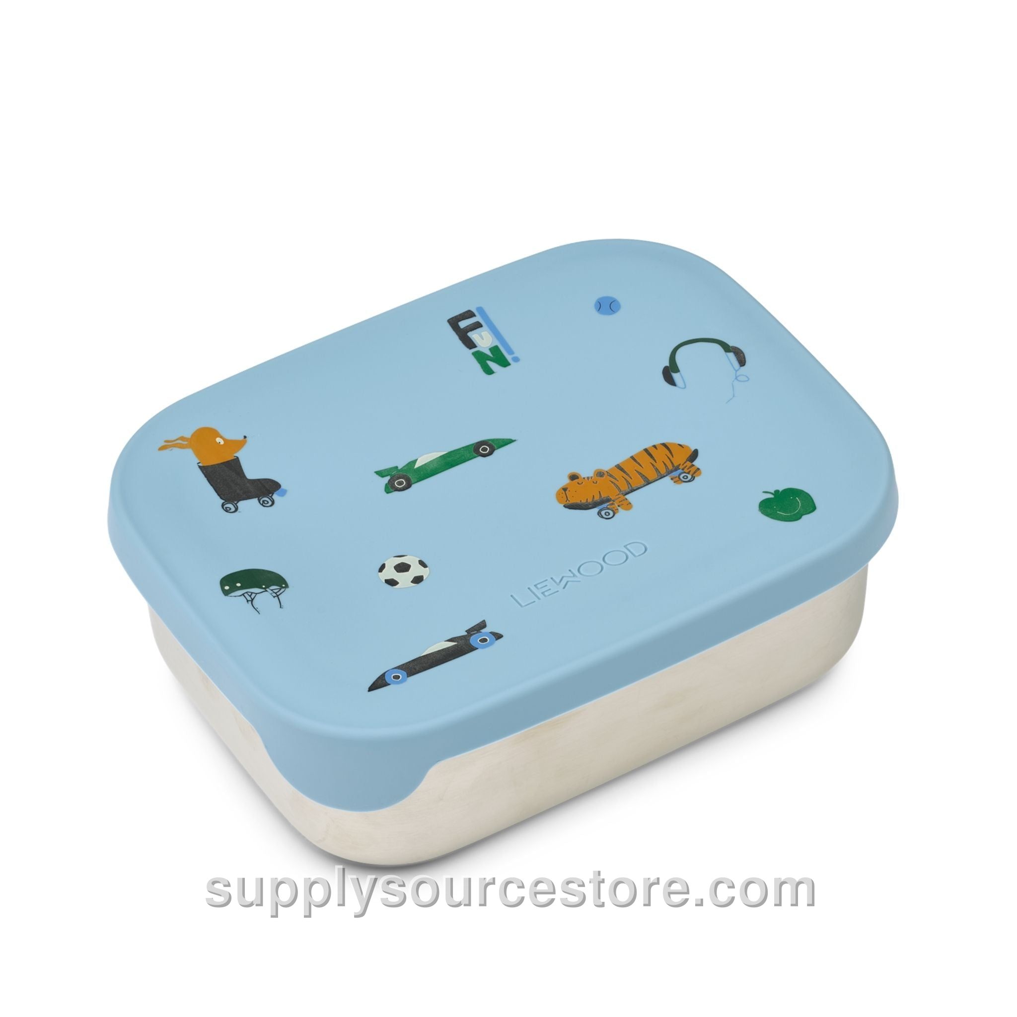 Arthur Printed Lunchbox - Fun / Beach Blue