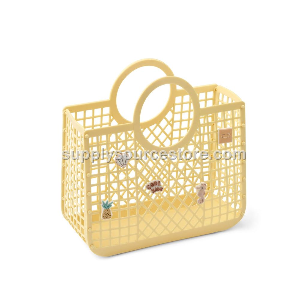 Samantha Basket With Charms - Lemonade