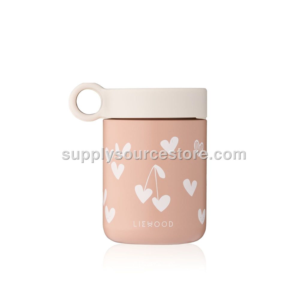 Liewood Kiani Printed Food Jar - Sweethearts / Pale Tuscany