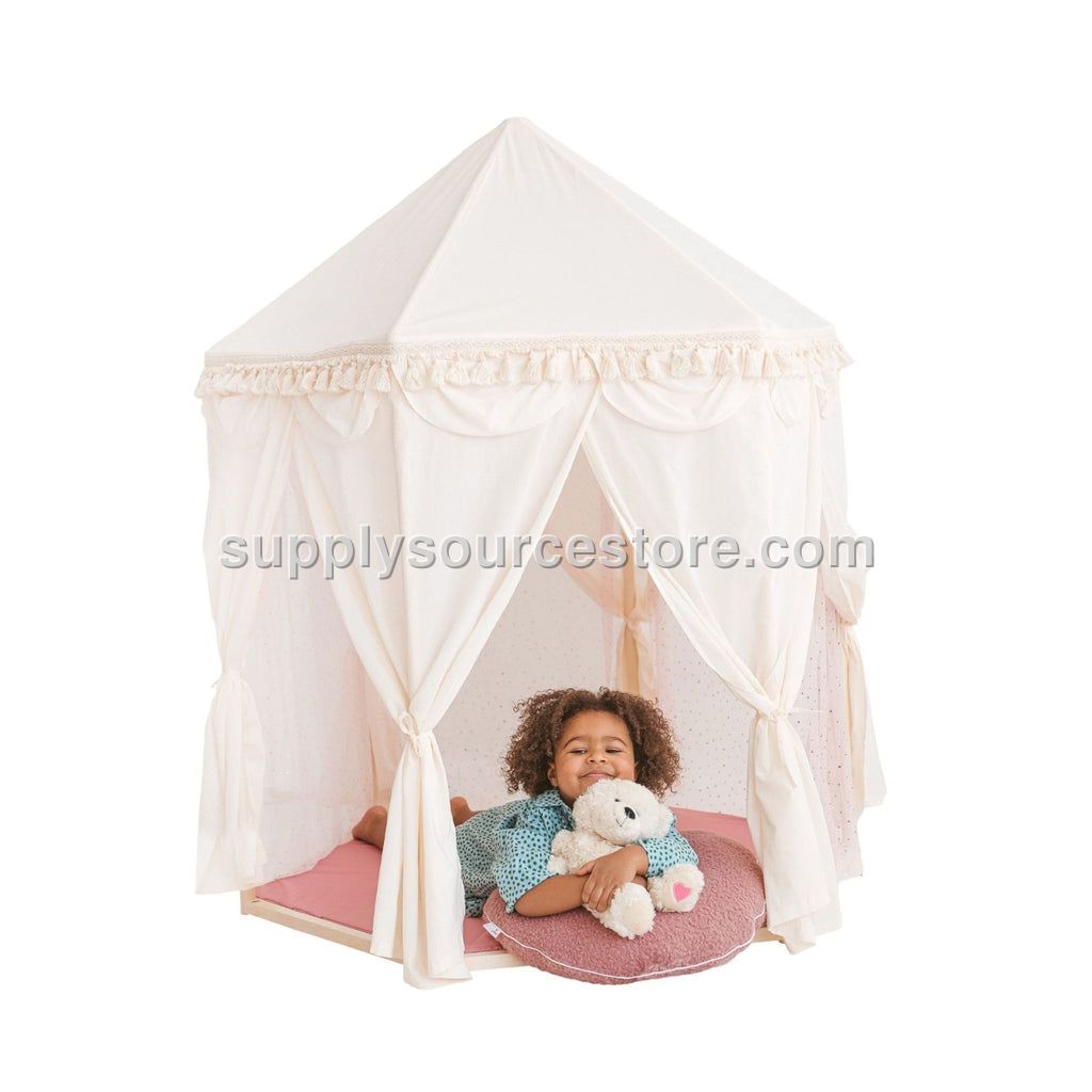 MiniCamp Boho Pavilion Play Tent - Ecru