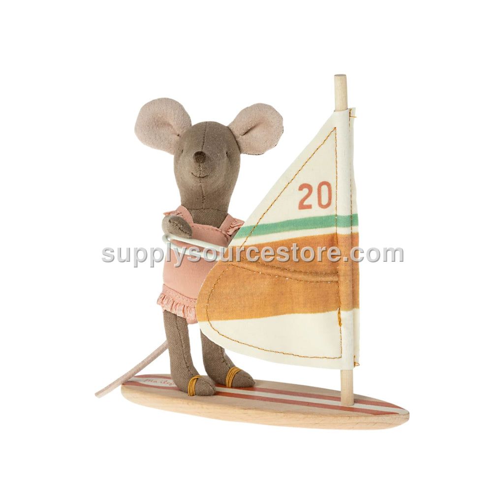 Maileg Beach Surfer Mouse - Little Sister