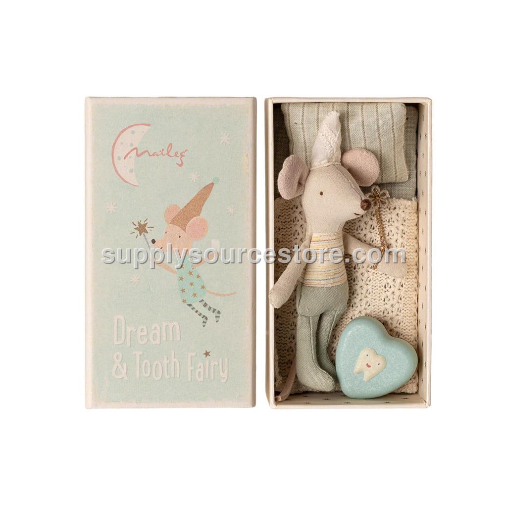 Maileg Tooth Fairy Mouse Little Brother in Matchbox