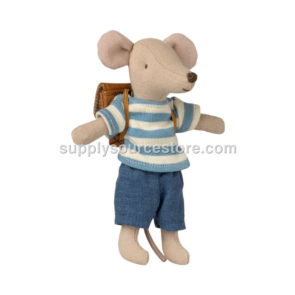 Maileg Big Brother Tricycle Mouse - Brown