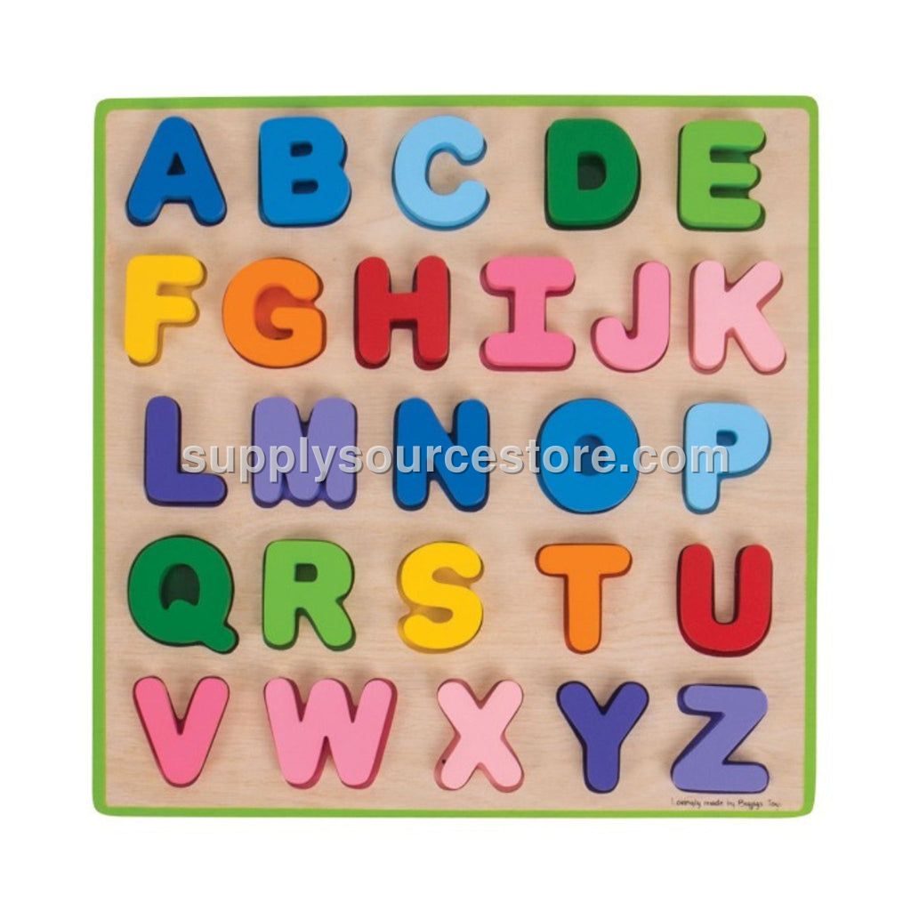 Uppercase Alphabet Puzzle - Bright
