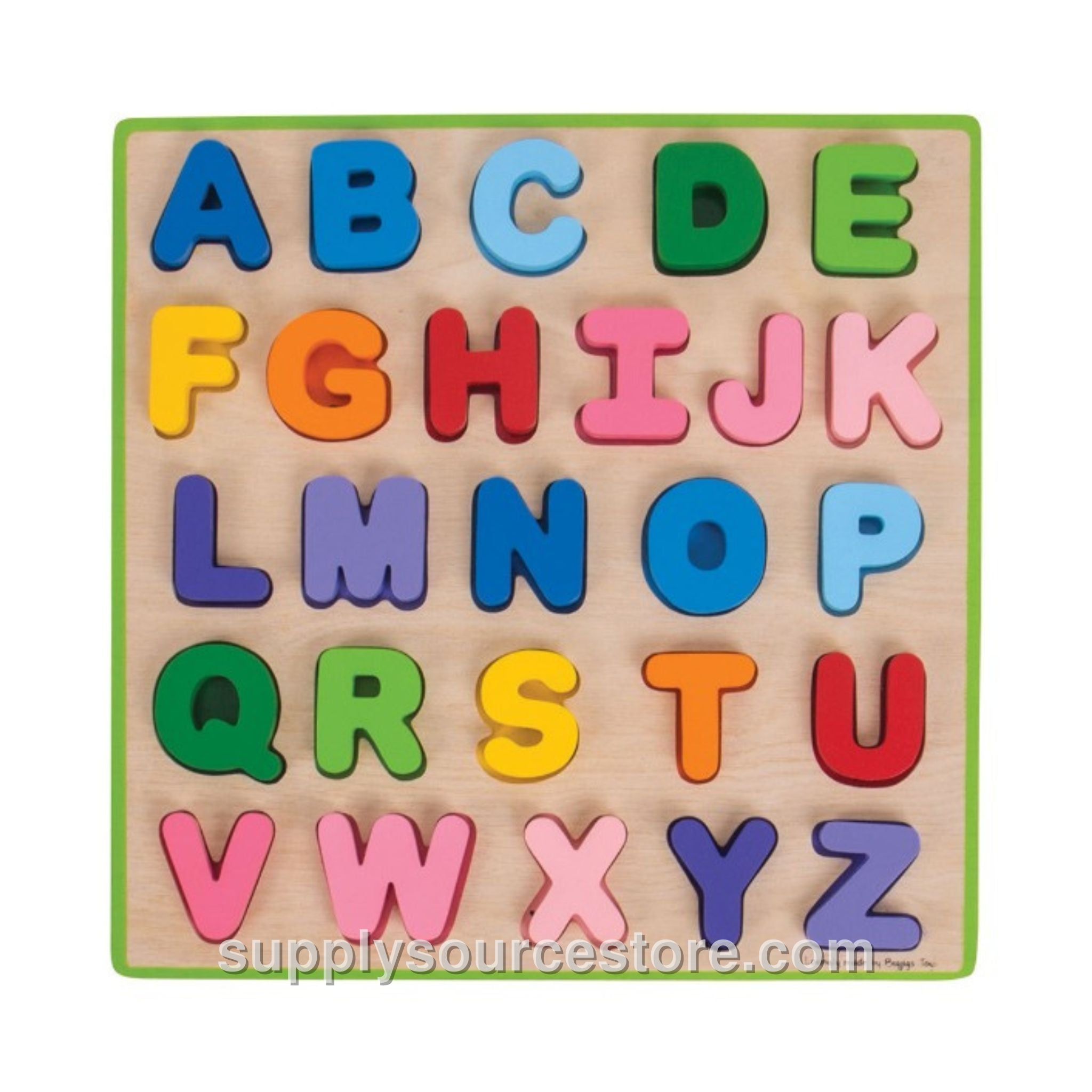 Uppercase Alphabet Puzzle - Bright