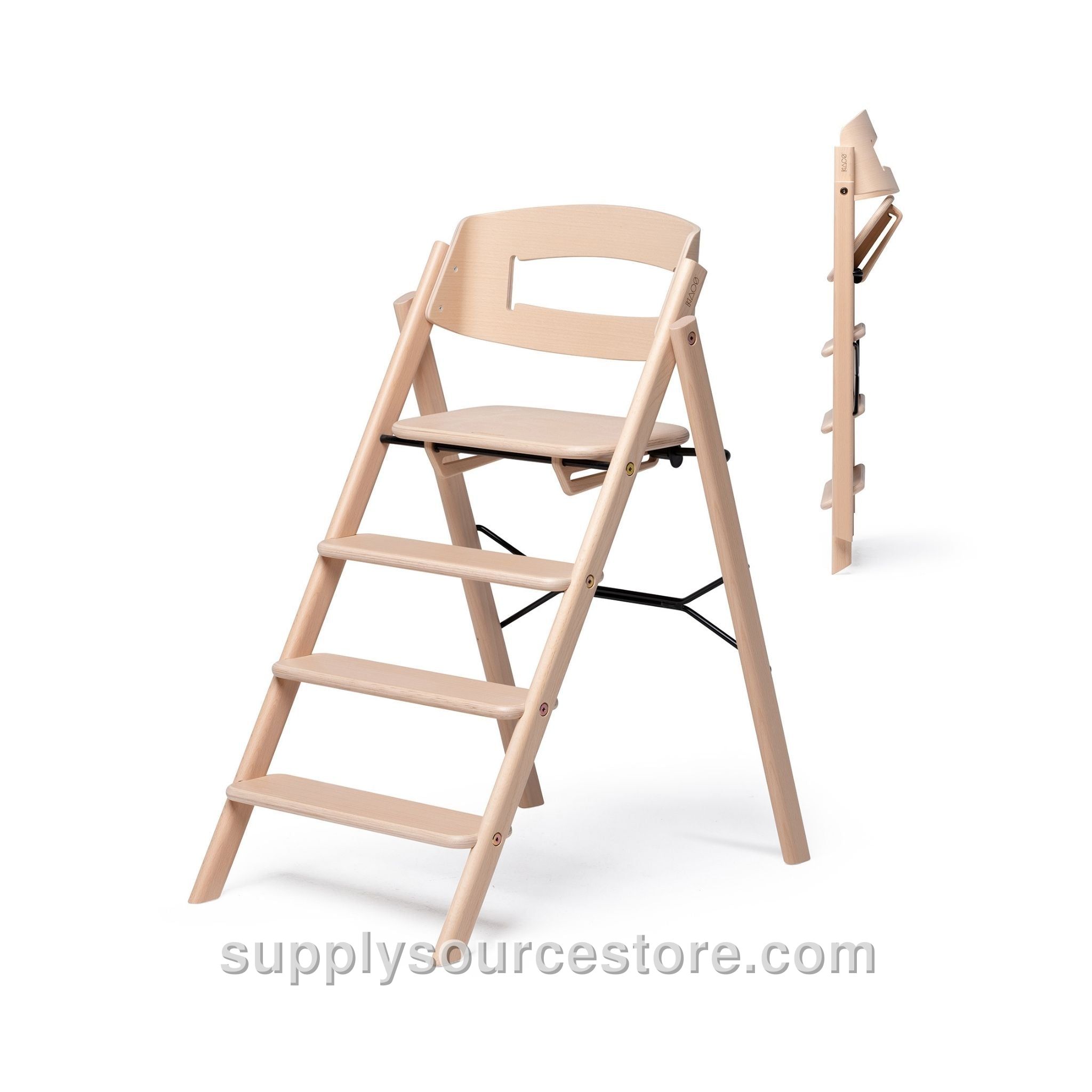 Klapp Beech High Chair - Natural