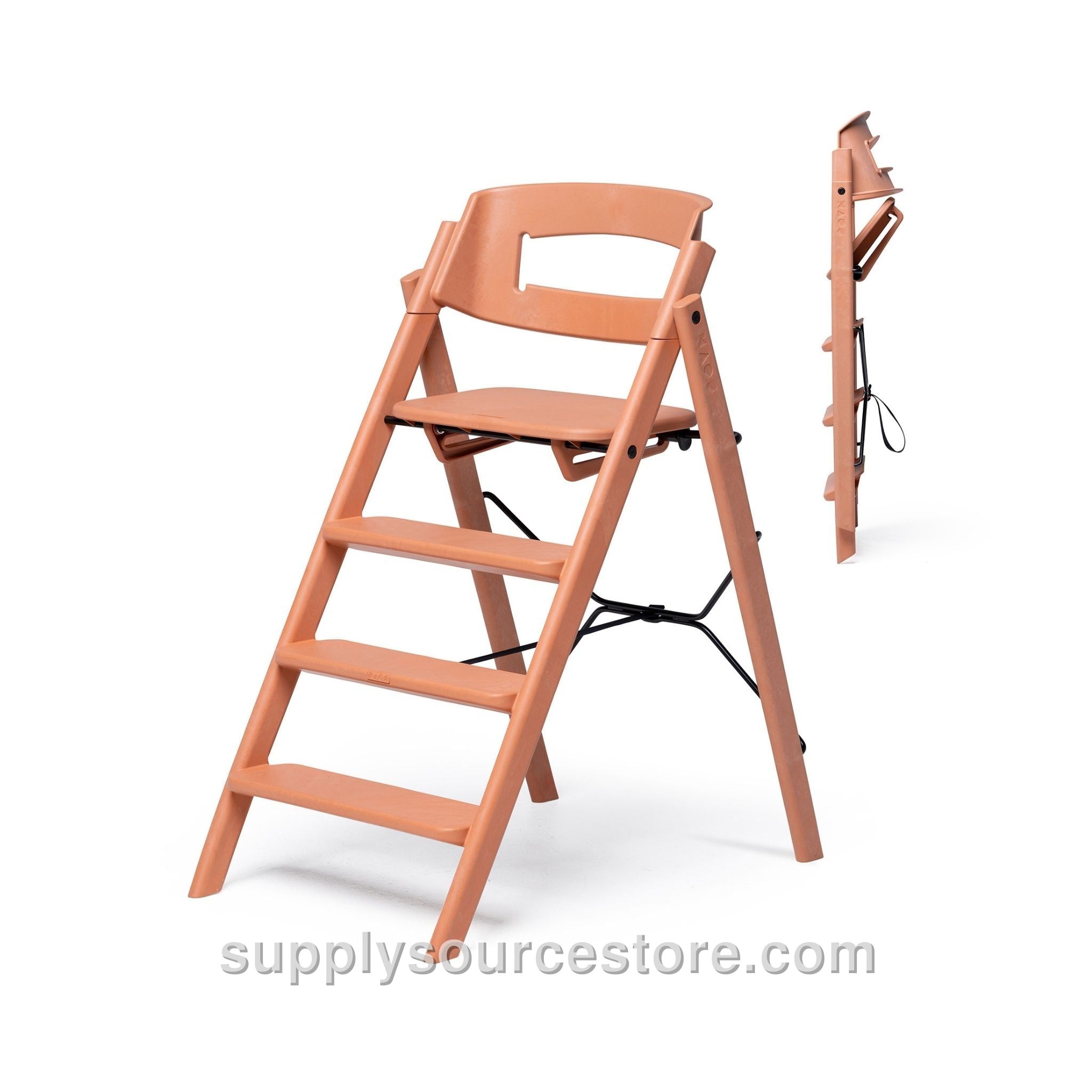 Klapp Recycled High Chair - Terracotta Pink