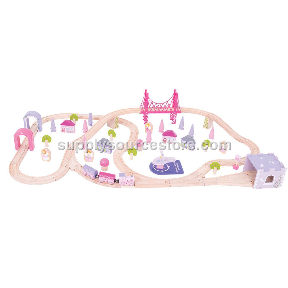 Bigjigs Toys Rail Fairy Town Train Set