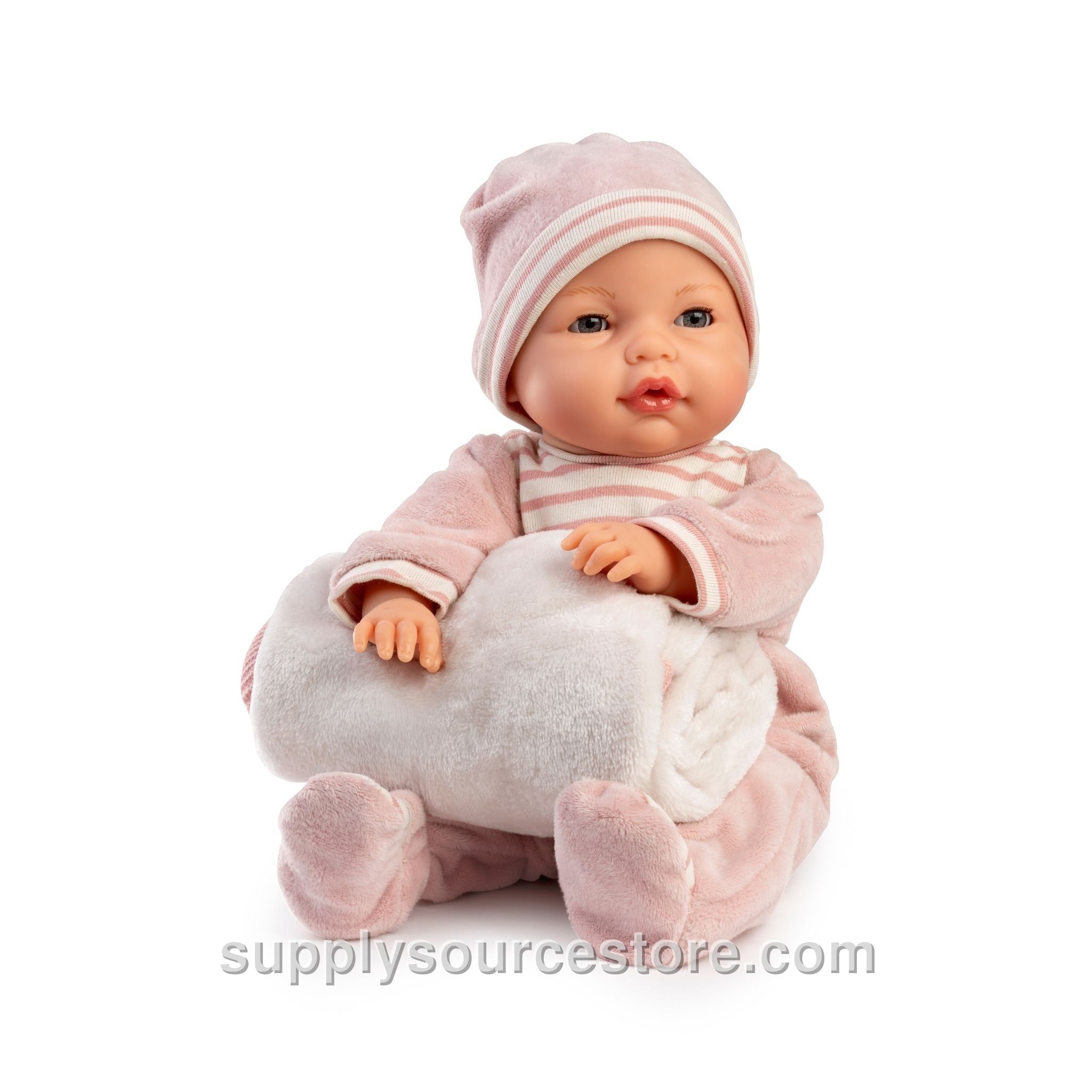 Crying Doll Bimba With Pink Blanket - 37 cm (14.6 in)