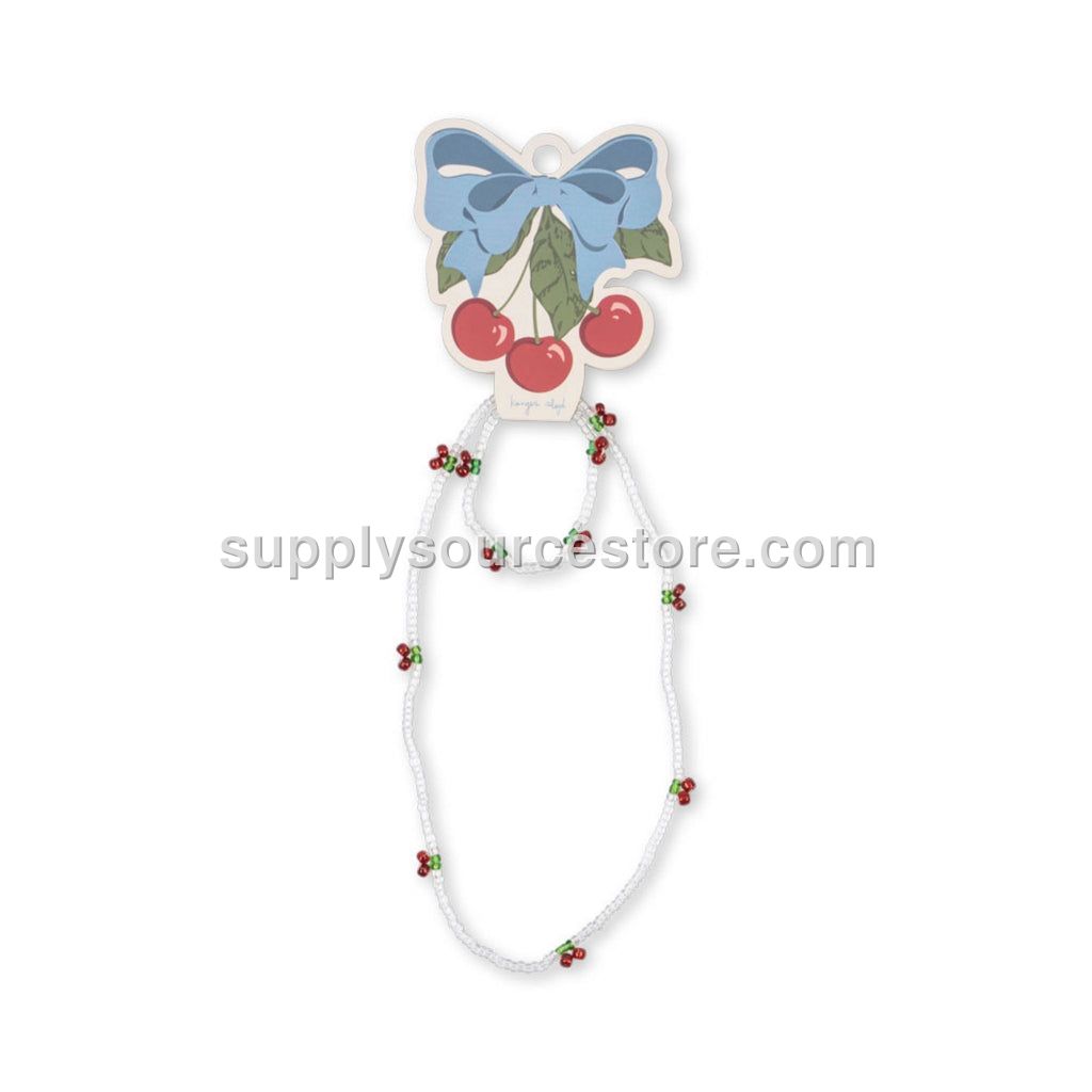 Konges Sløjd Necklace & Bracelet Set - Pearly Cherry