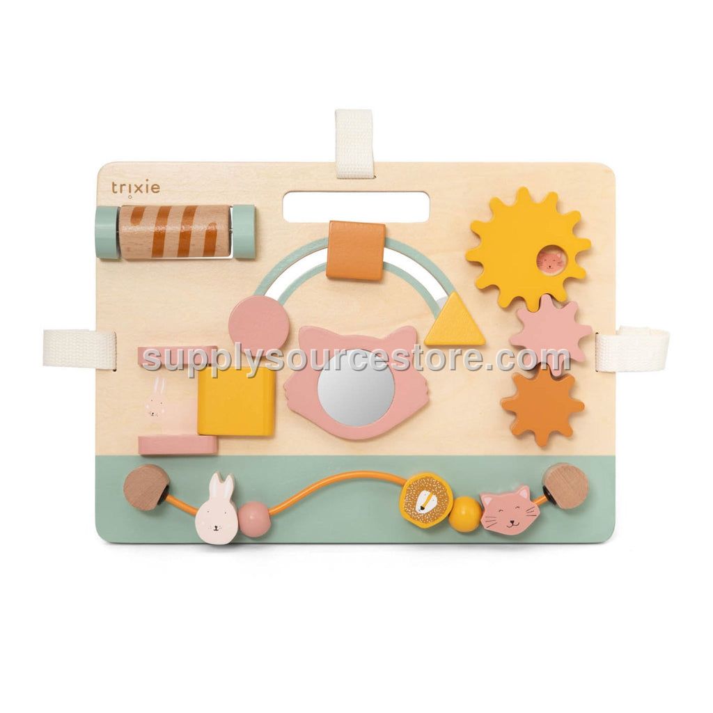 Wooden Activity Panel - Mrs. Cat
