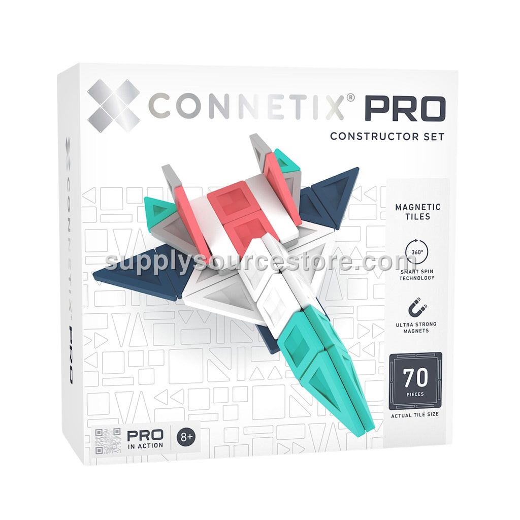 Magnetic Tiles 70 Piece Pro Constructor Set