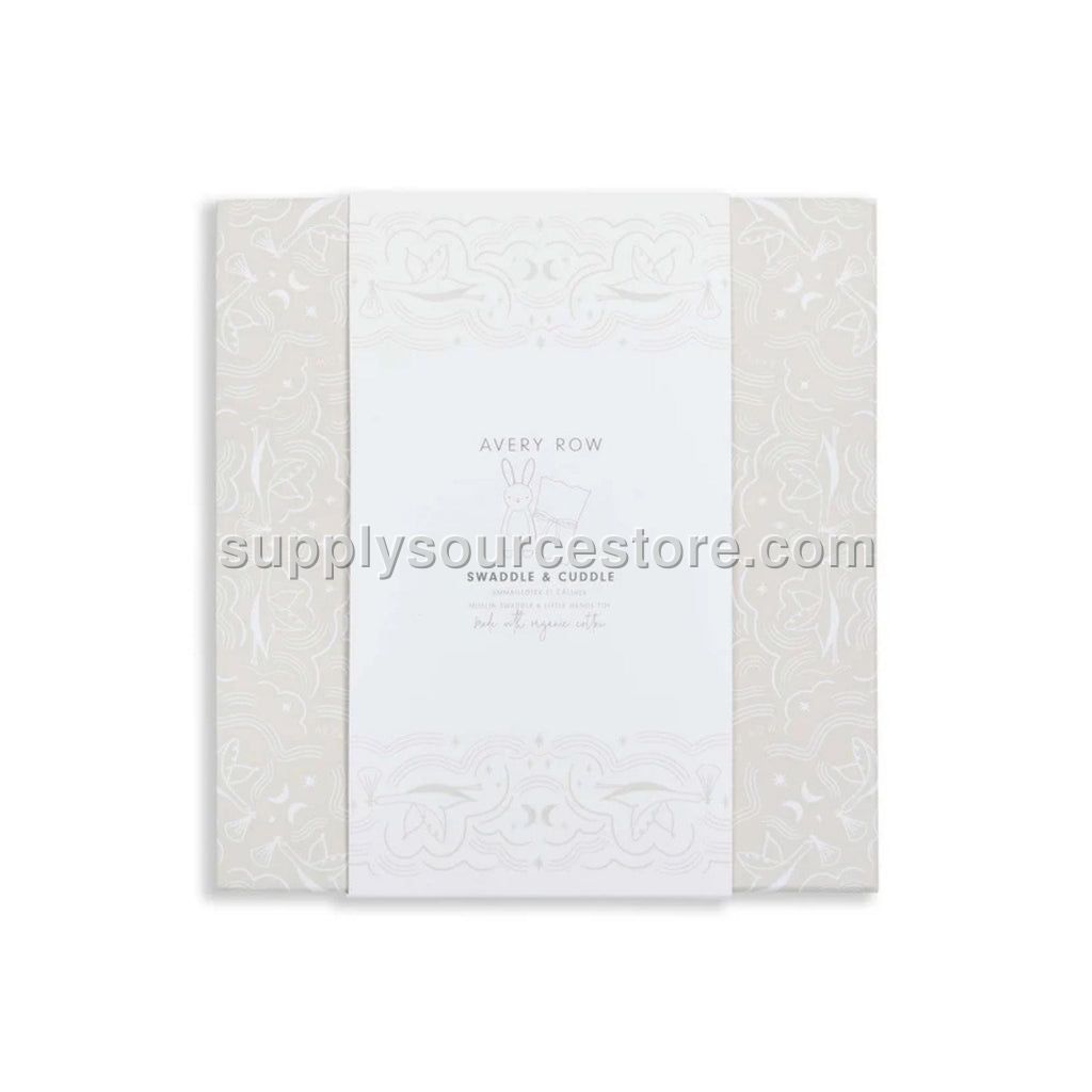 Avery Row Swaddle & Cuddle New Baby Gift Set - Chamomile