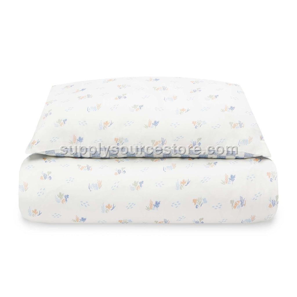 Avery Row Organic Cotton Cotbed Bedding Set - Coastline
