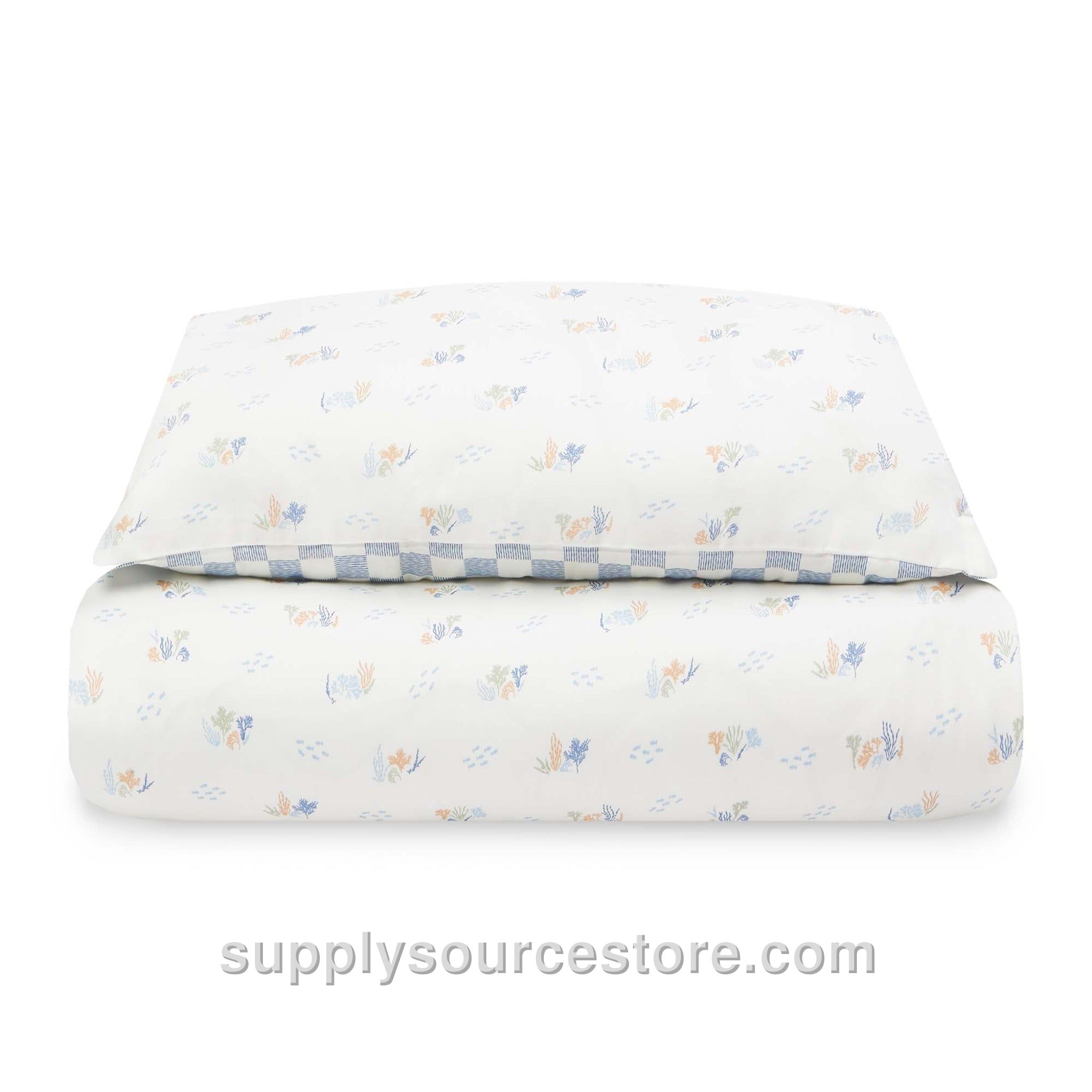 Organic Cotton Cotbed Bedding Set - Coastline