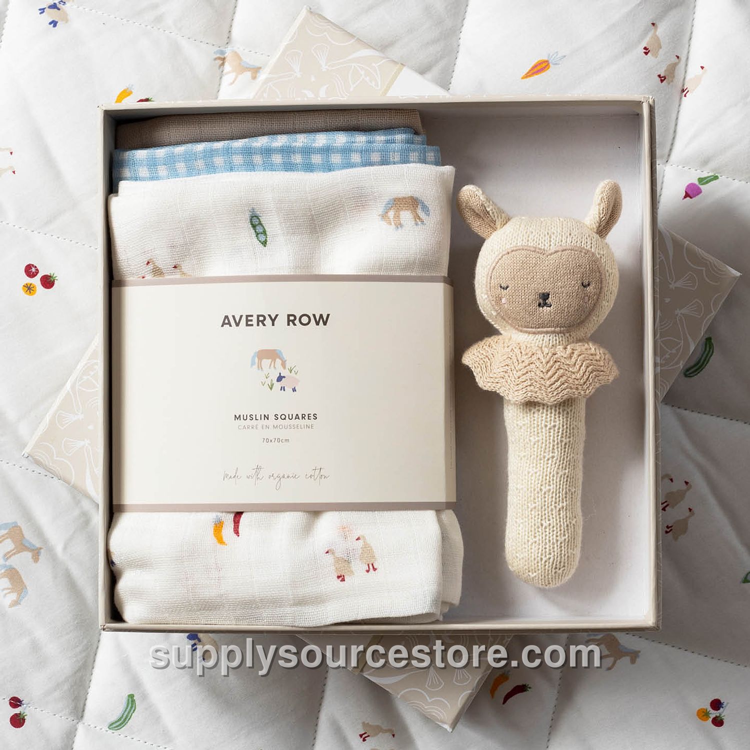 Rattle & Care New Baby Gift Set - Little Farm