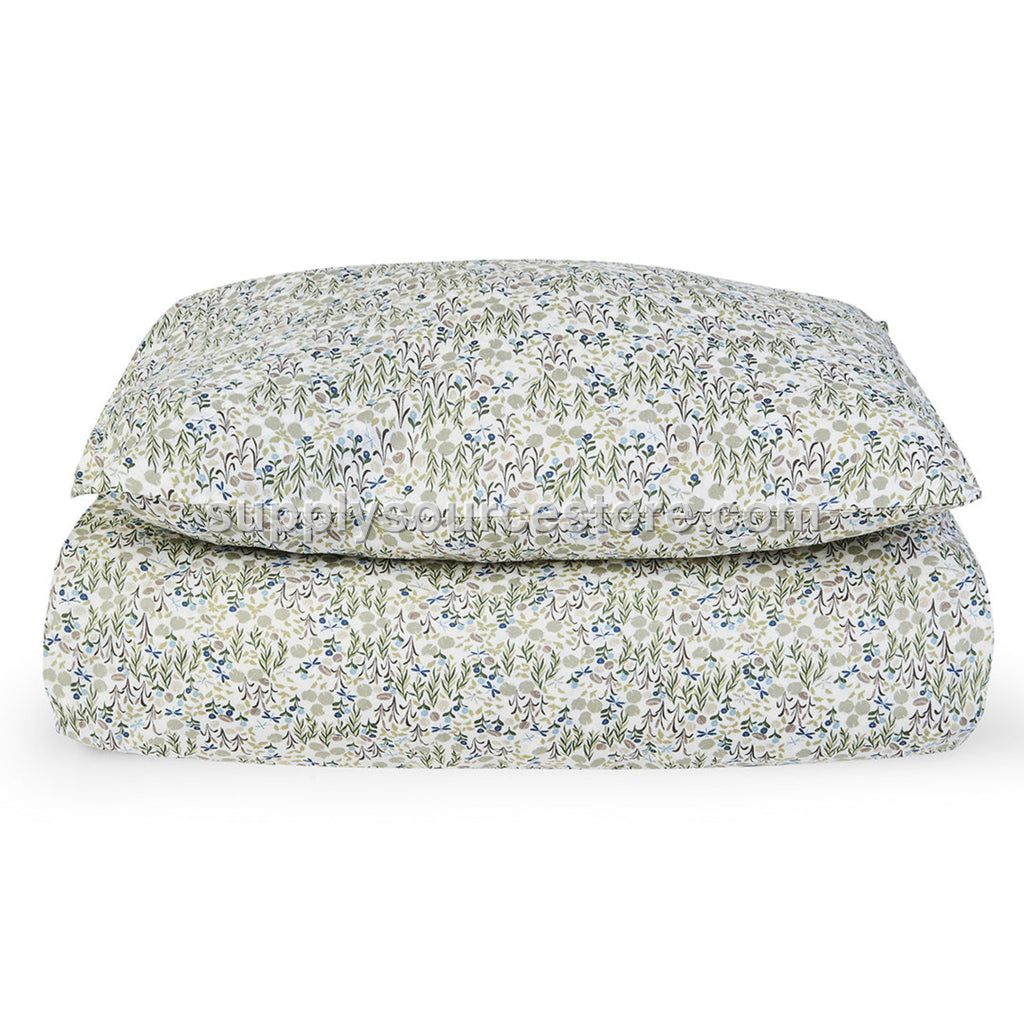 Avery Row Organic Cotton Single Bedding Set - Riverbank