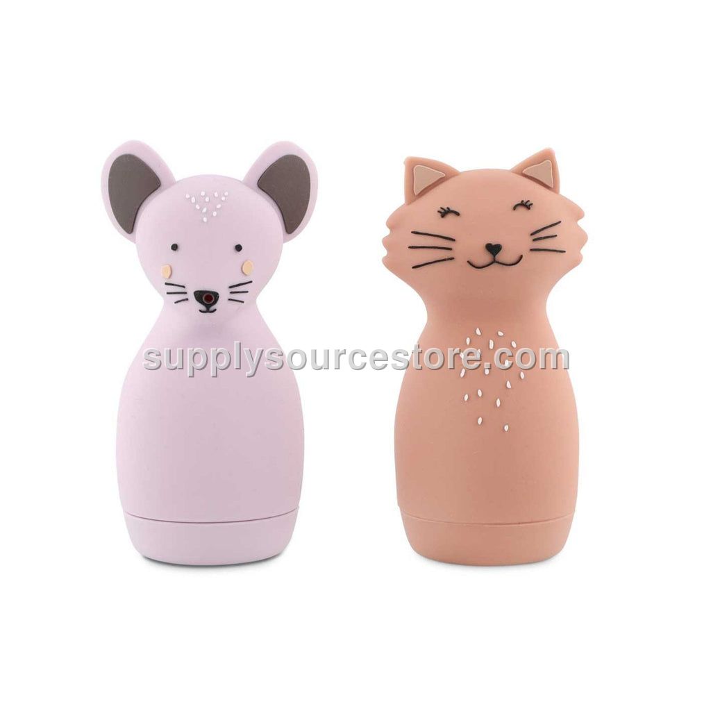 Trixie Bath Toy Squeezy Animals - Mrs. Cat & Mrs. Mouse