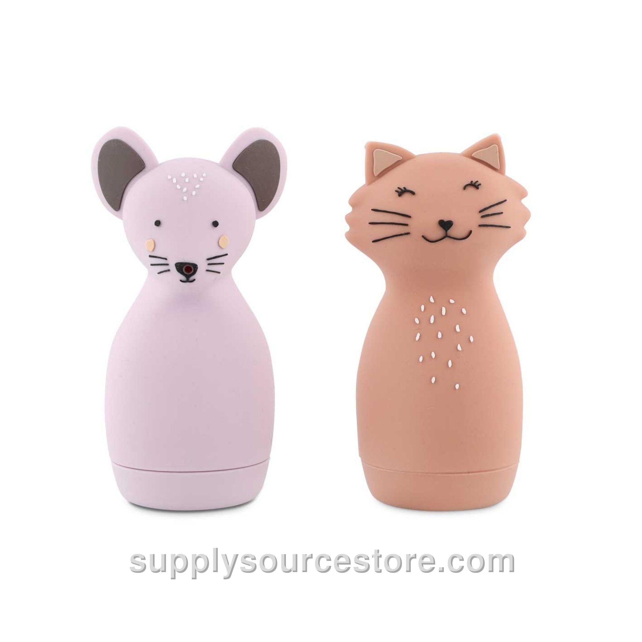 Bath Toy Squeezy Animals - Mrs. Cat & Mrs. Mouse
